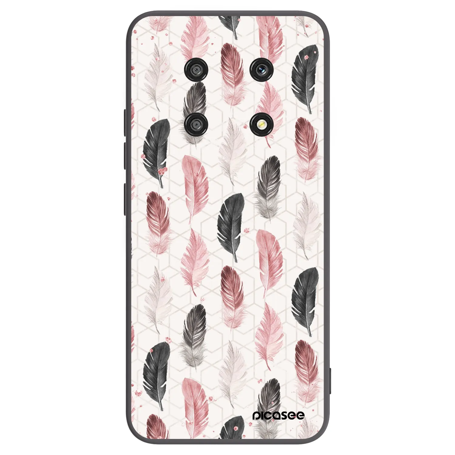 Picasee silikonowe czarne etui na Honor Magic4 Lite 5G - Feder 2