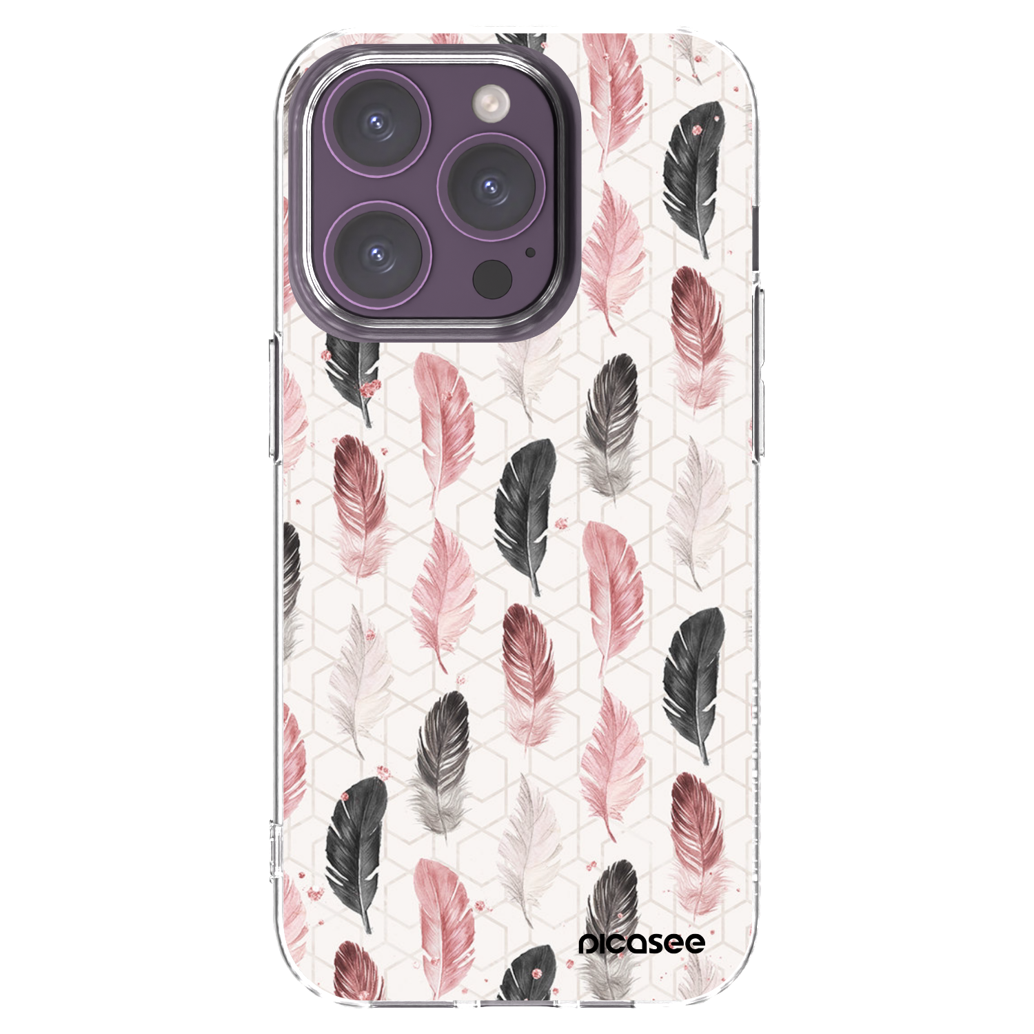 Picasee silikonowe przeźroczyste etui na Apple iPhone 14 Pro - Feder 2