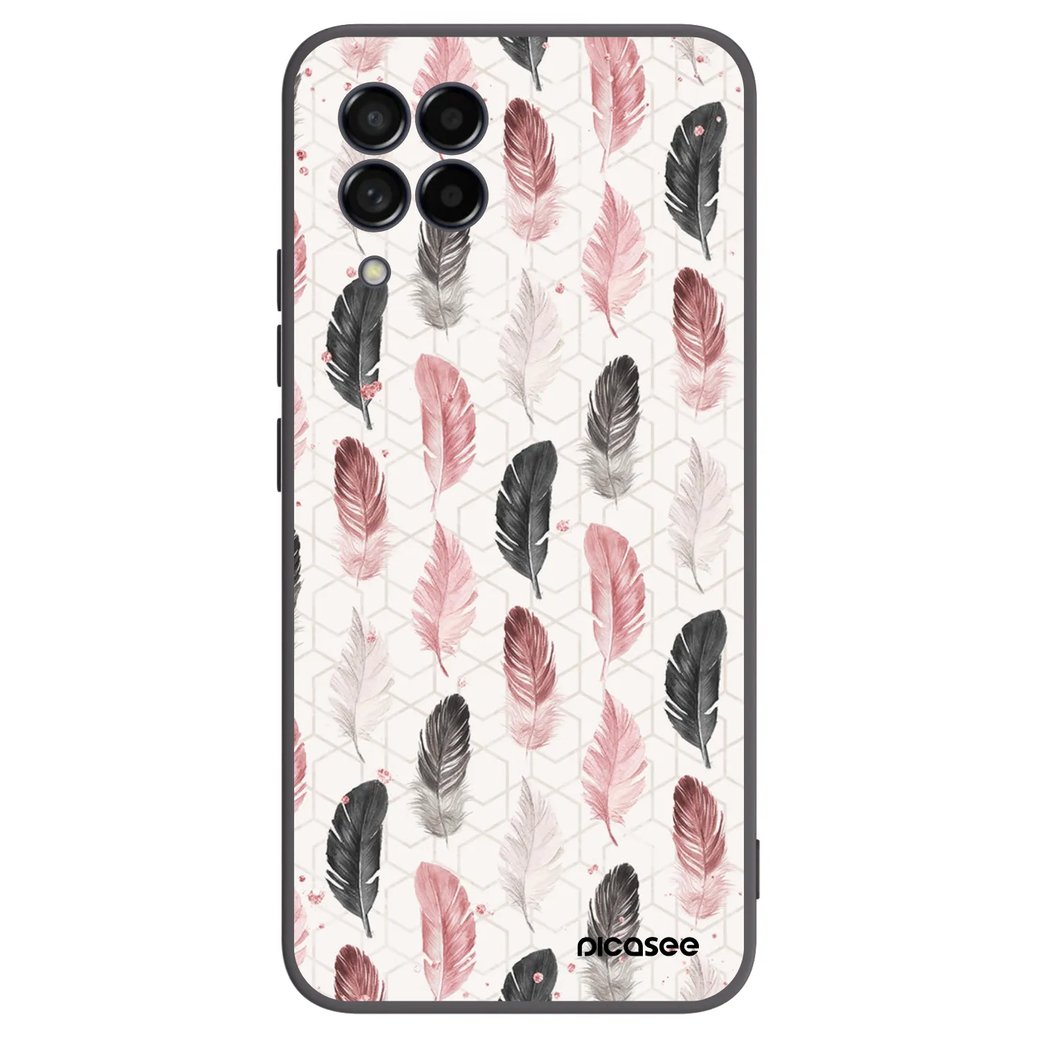 Picasee silikonowe czarne etui na Samsung Galaxy M53 5G - Feder 2