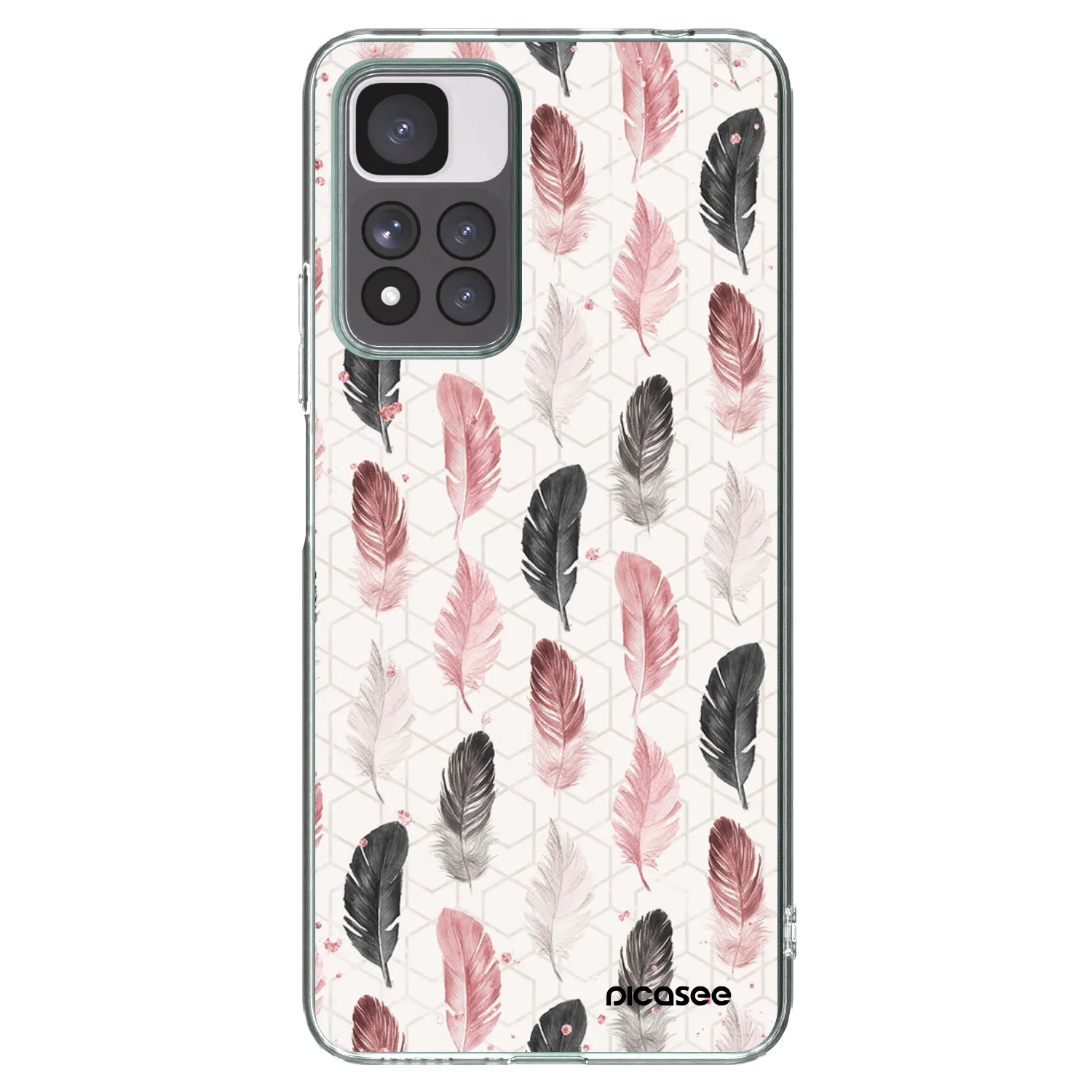 Picasee silikonowe przeźroczyste etui na Xiaomi Redmi Note 11 Pro+ 5G - Feder 2