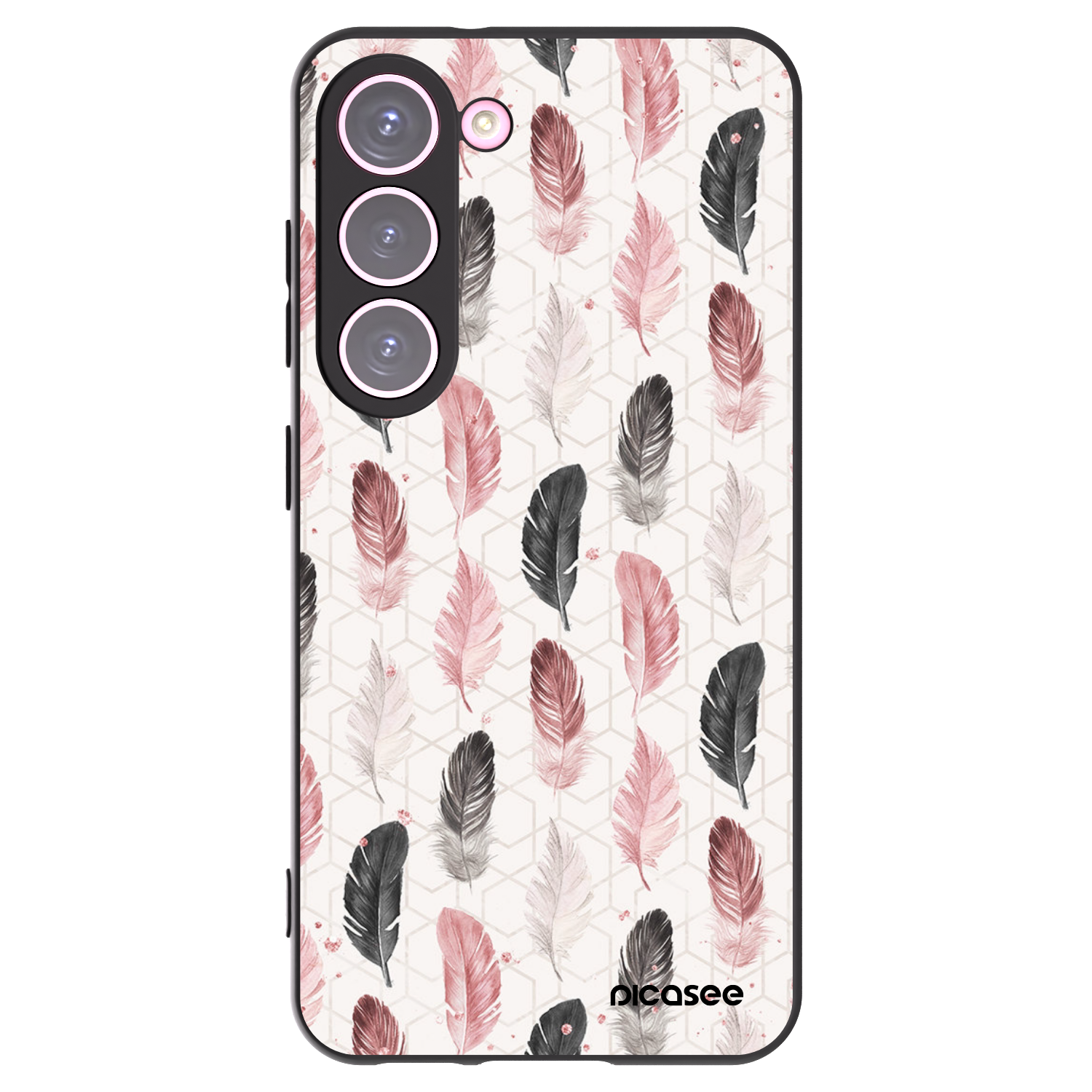 Picasee silikonowe czarne etui na Samsung Galaxy S23 5G - Feder 2