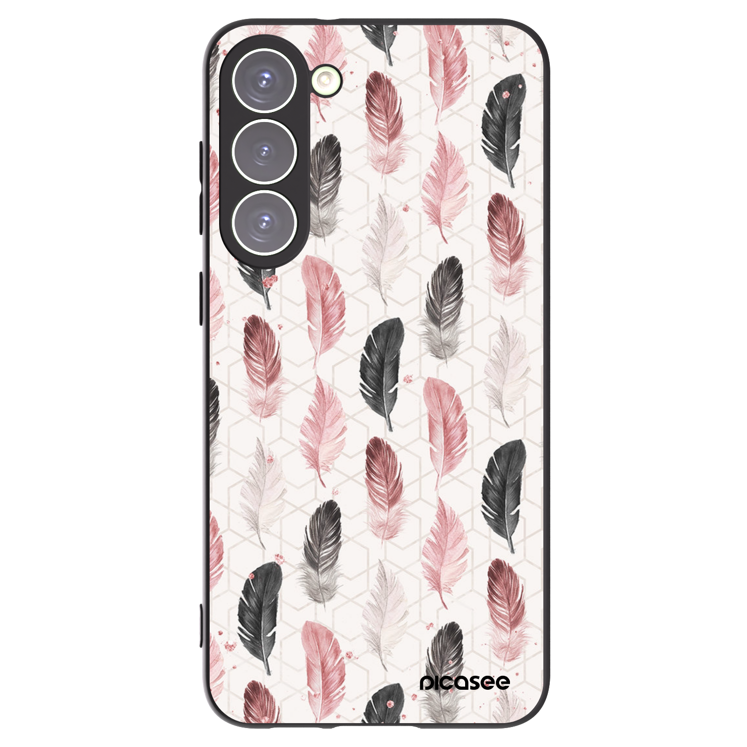 Picasee silikonowe czarne etui na Samsung Galaxy S23+ 5G - Feder 2