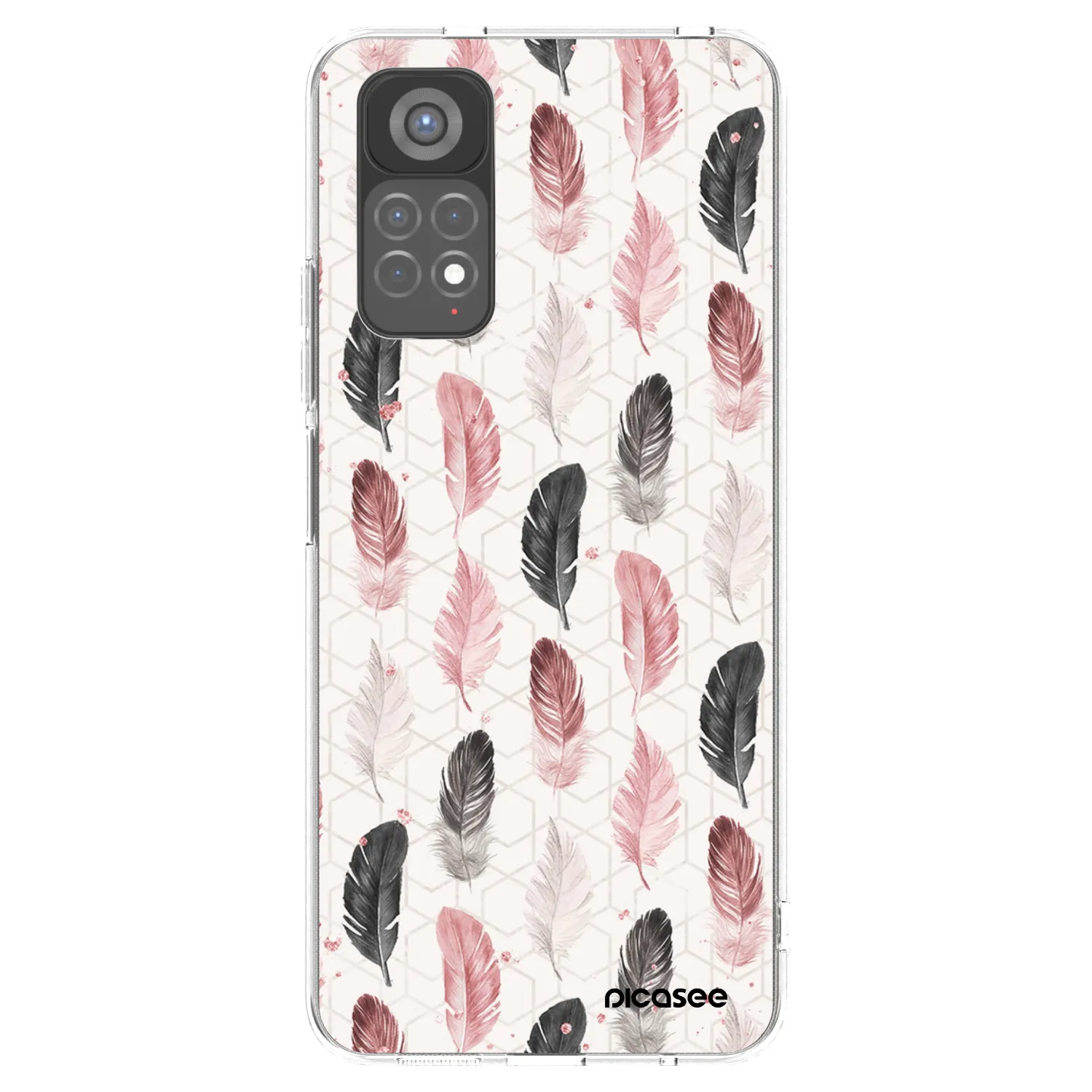 Picasee silikonowe przeźroczyste etui na Xiaomi Redmi Note 11S 5G - Feder 2