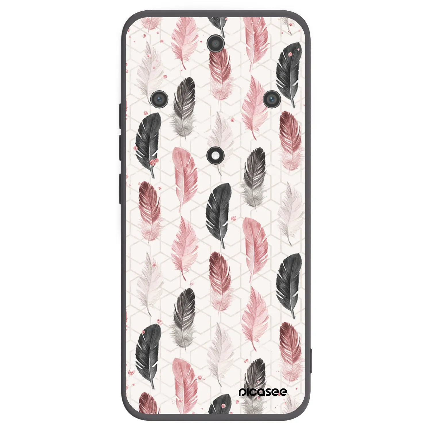 Picasee silikonowe czarne etui na Honor Magic5 Lite 5G - Feder 2