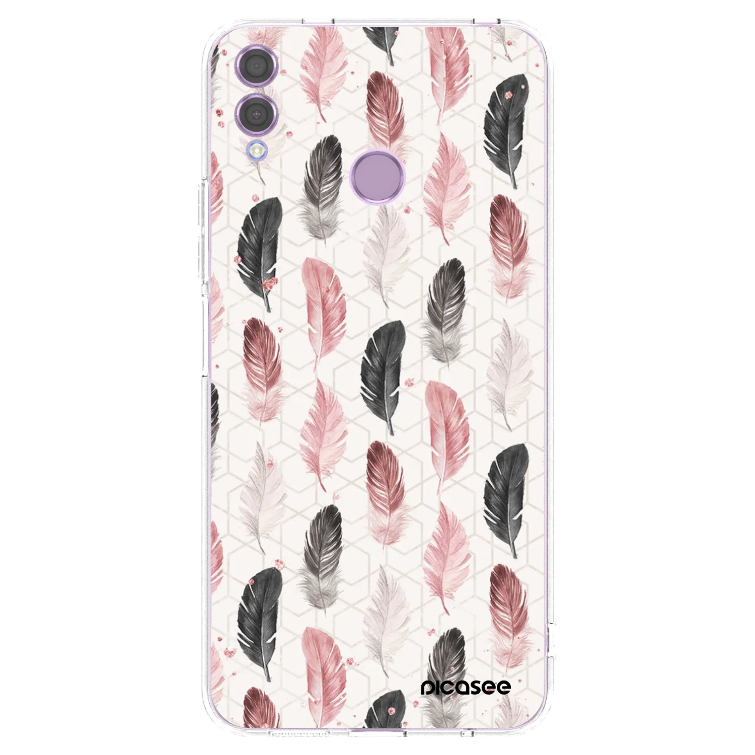 Picasee silikonowe przeźroczyste etui na Honor 8X - Feder 2