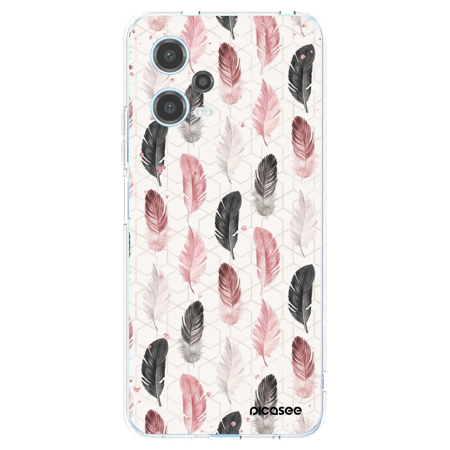 Picasee silikonowe przeźroczyste etui na Xiaomi Redmi Note 12 5G - Feder 2