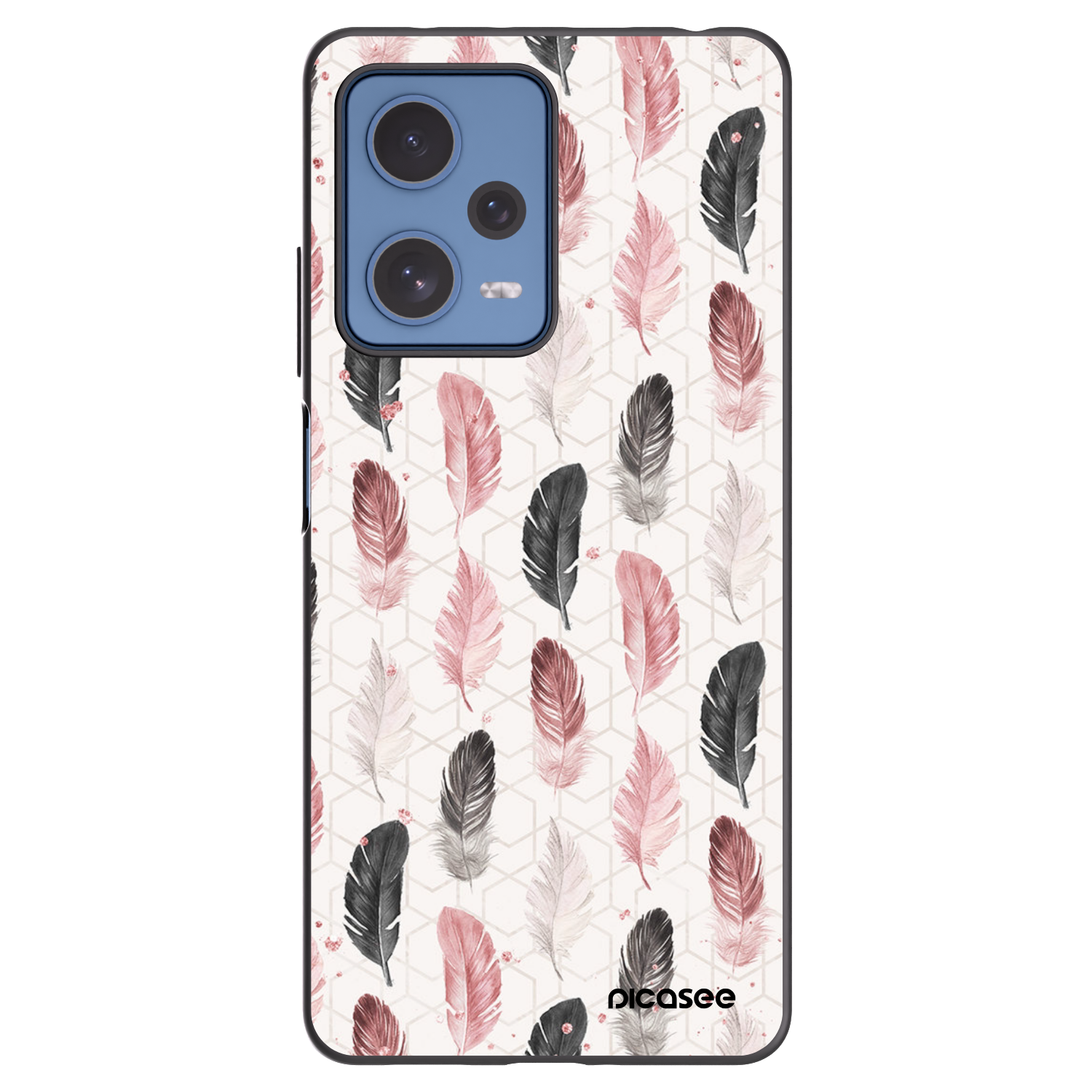 Picasee silikonowe czarne etui na Xiaomi Redmi Note 12 Pro 5G - Feder 2