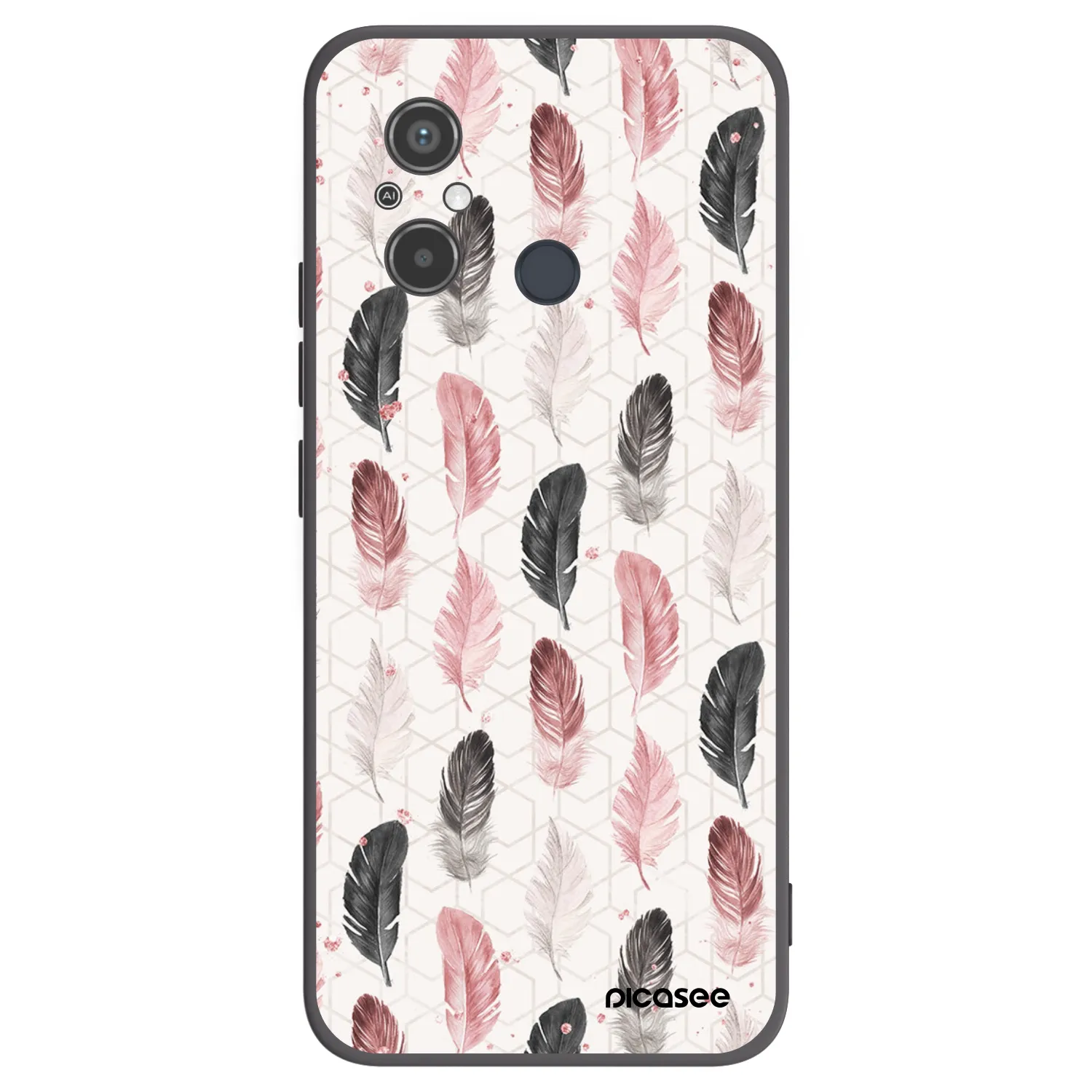 Picasee silikonowe czarne etui na Xiaomi Redmi 12C - Feder 2