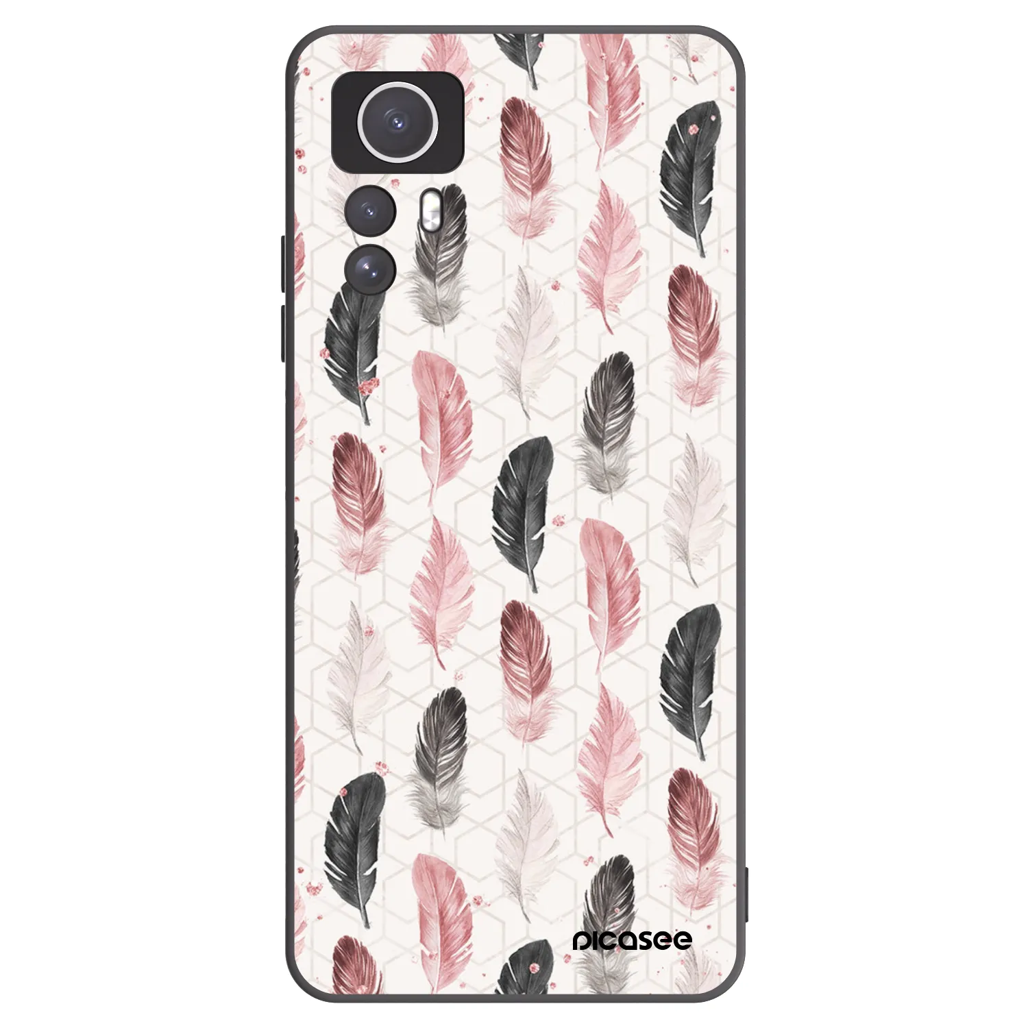 Picasee silikonowe czarne etui na Xiaomi Redmi Note 12S - Feder 2