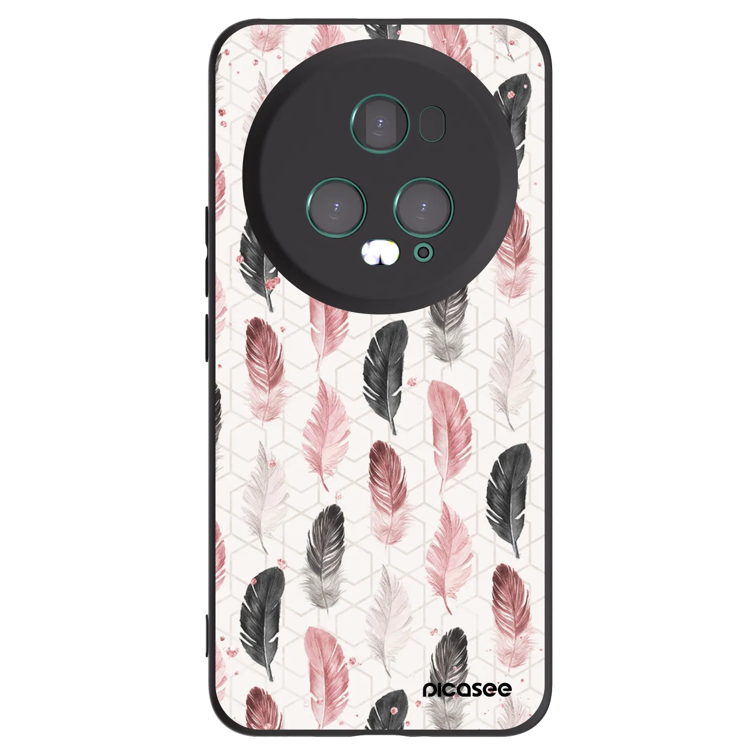 Picasee silikonowe czarne etui na Honor Magic5 Pro - Feder 2