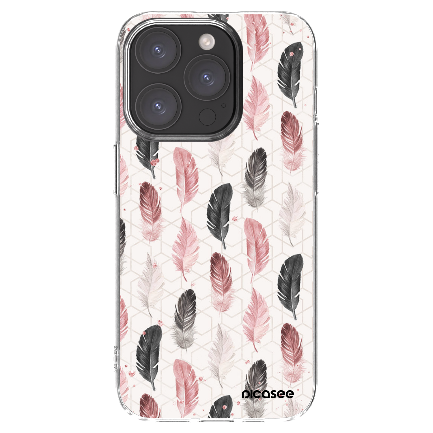 Picasee silikonowe przeźroczyste etui na Apple iPhone 15 Pro - Feder 2