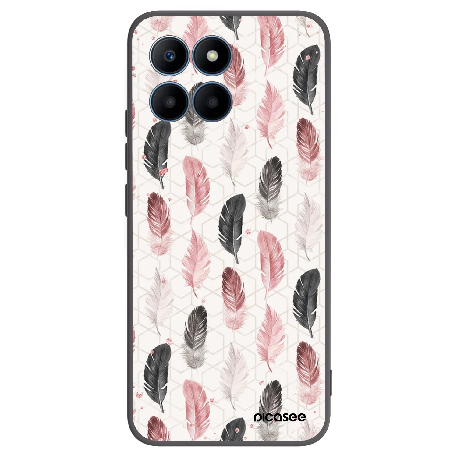 Picasee silikonowe czarne etui na Honor 70 Lite - Feder 2