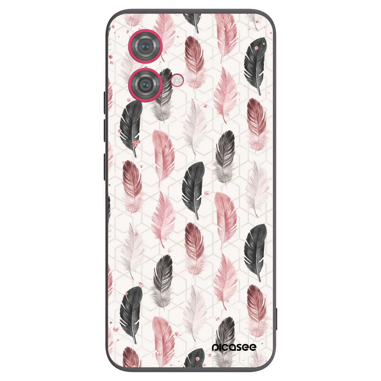 Picasee silikonowe czarne etui na Motorola Moto G84 5G - Feder 2