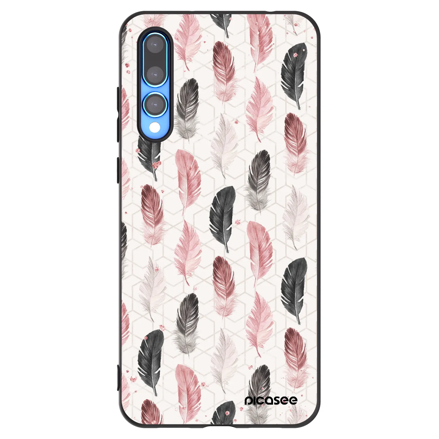 Picasee silikonowe czarne etui na Huawei P20 Pro - Feder 2