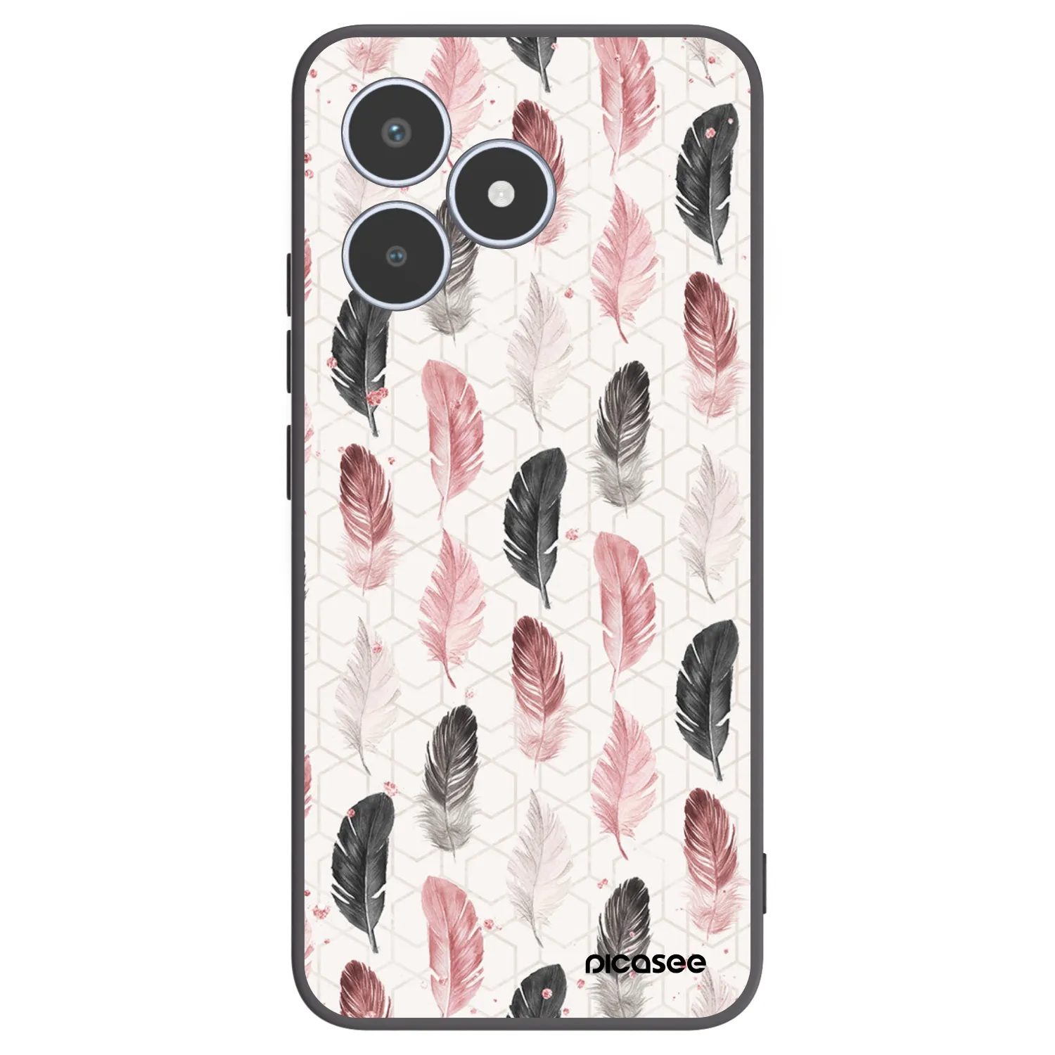 Picasee silikonowe czarne etui na Realme C53 - Feder 2