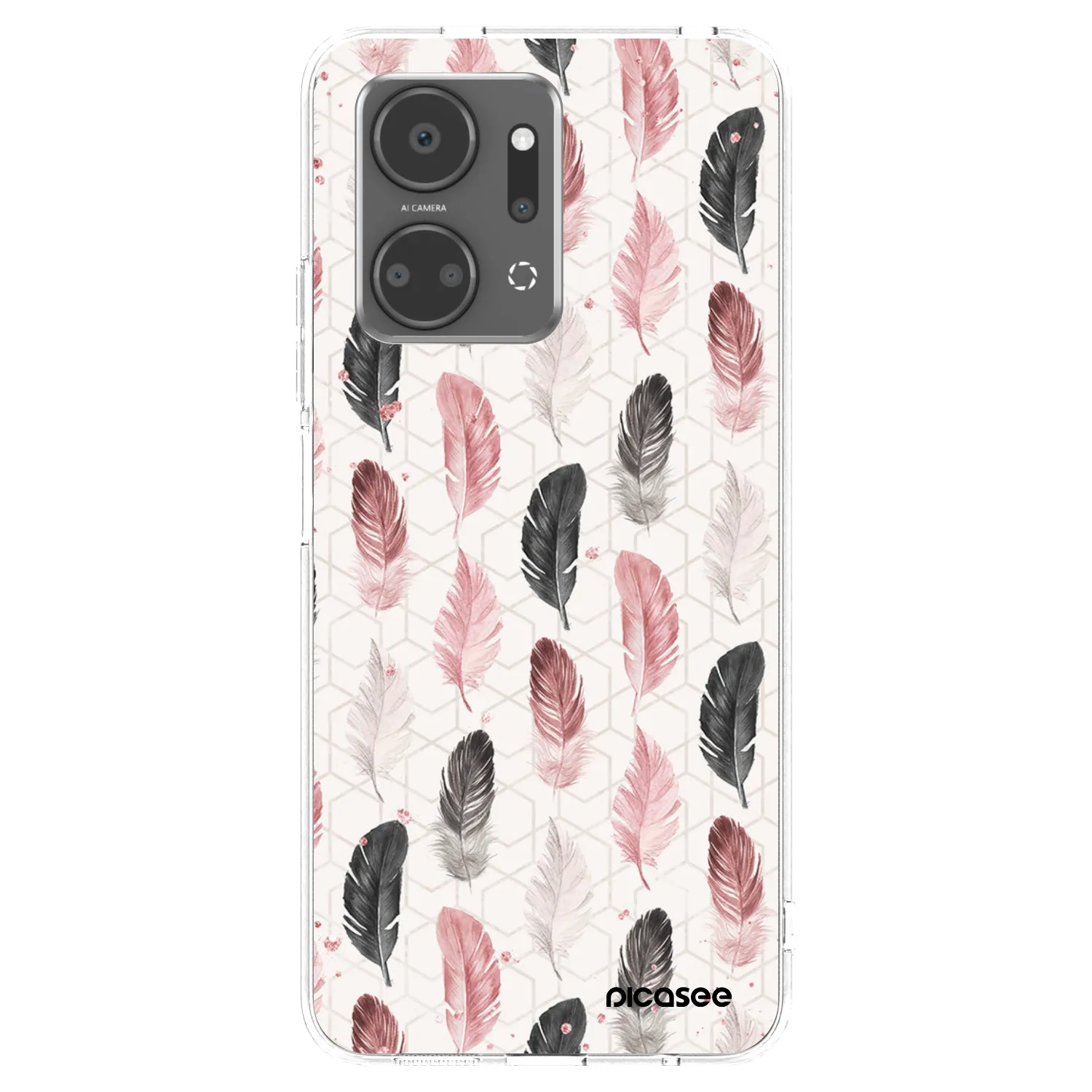 Picasee silikonowe przeźroczyste etui na Honor X7a - Feder 2
