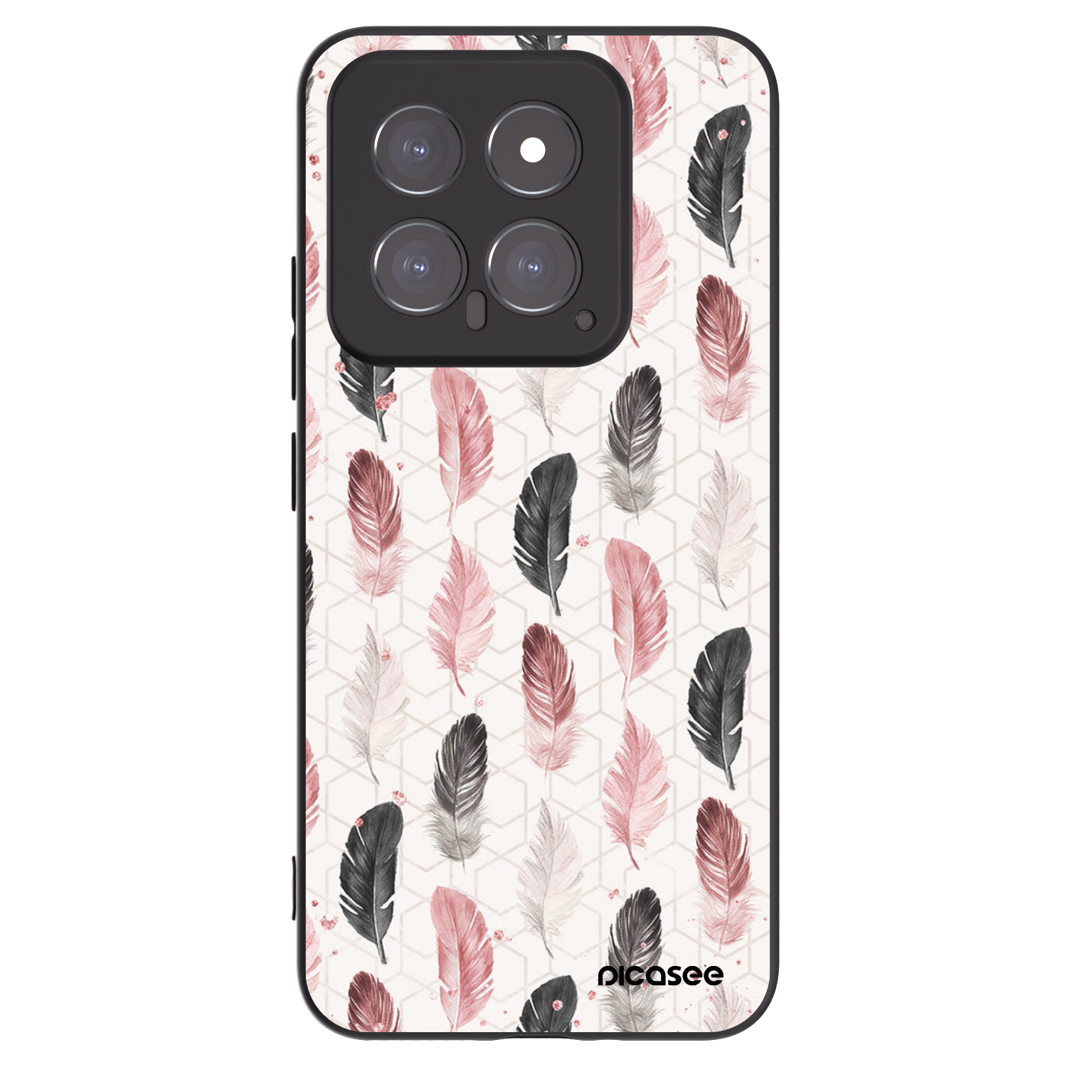 Picasee silikonowe czarne etui na Xiaomi 14 - Feder 2