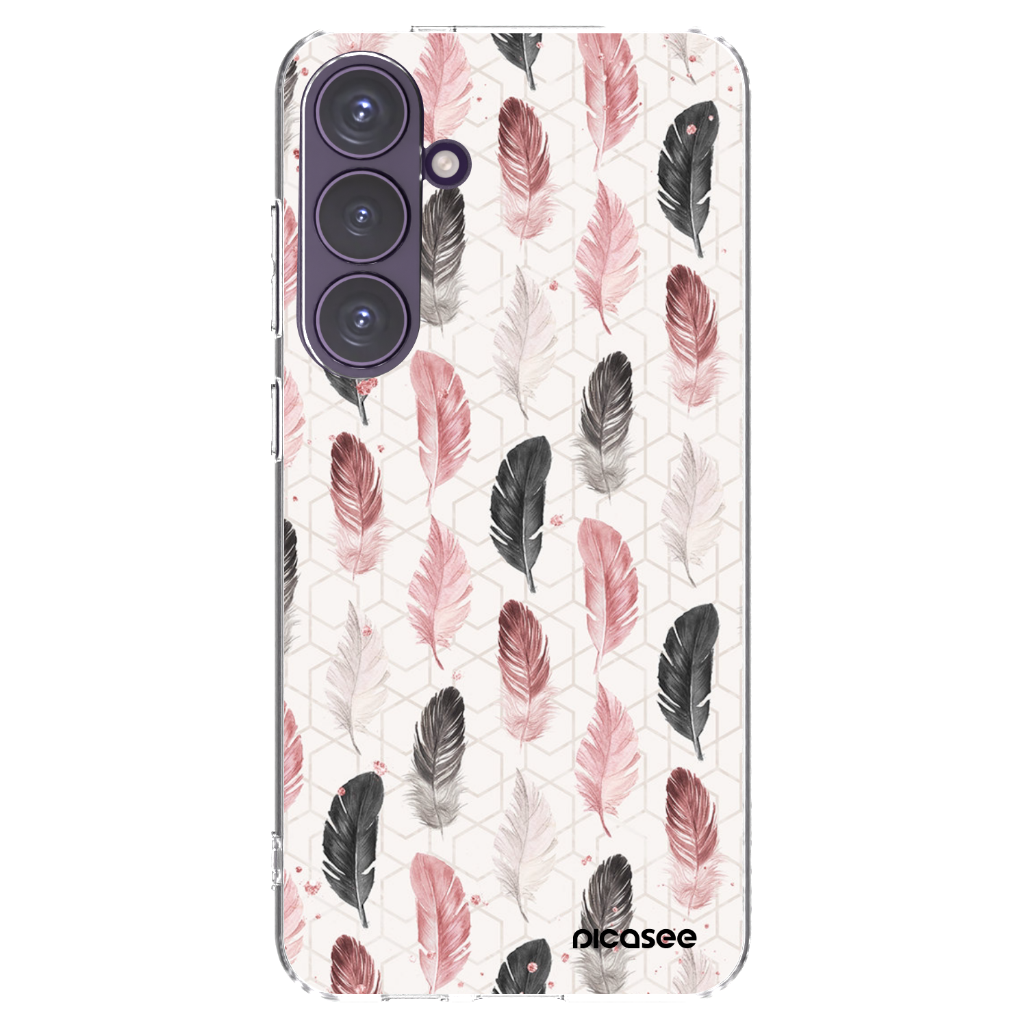 Picasee silikonowe przeźroczyste etui na Samsung Galaxy S24+ S926B 5G - Feder 2