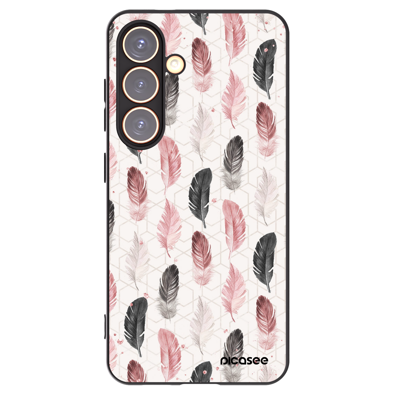 Picasee silikonowe czarne etui na Samsung Galaxy S24 S921B 5G - Feder 2