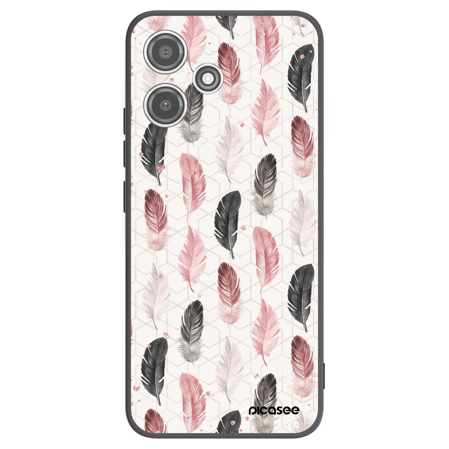 Picasee silikonowe czarne etui na Xiaomi Redmi 12 5G - Feder 2