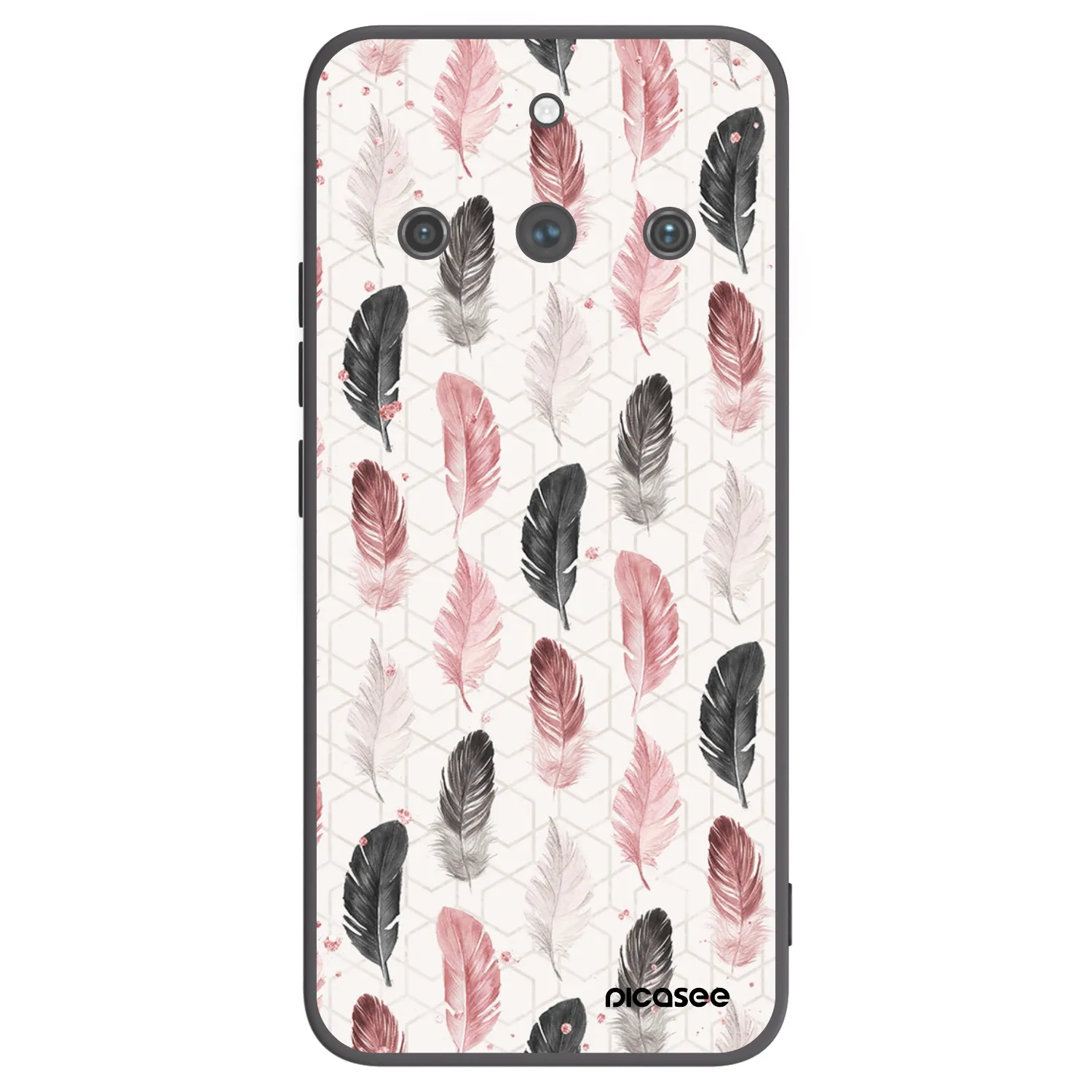 Picasee silikonowe czarne etui na Realme 11 Pro+ - Feder 2