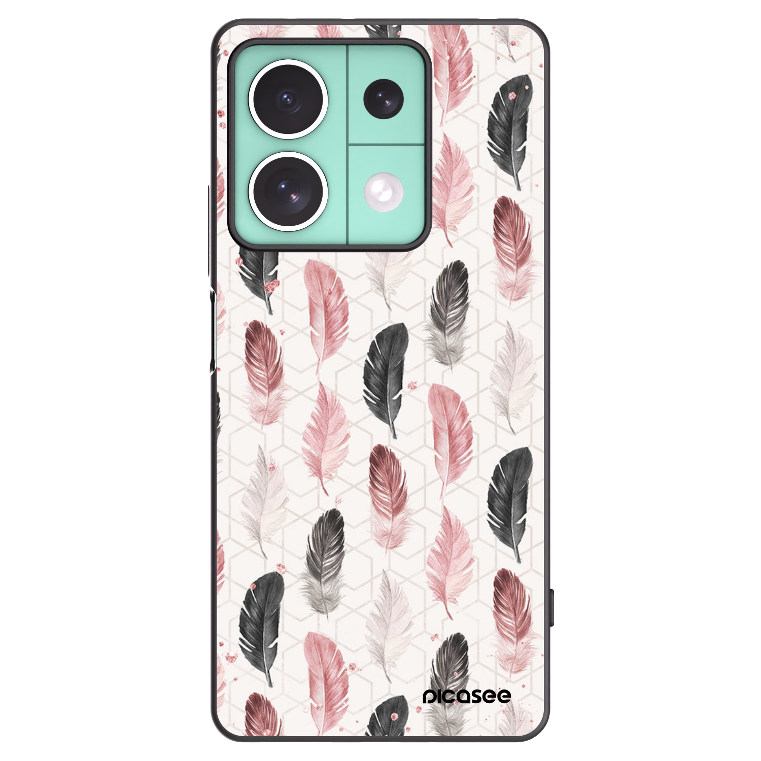 Picasee silikonowe czarne etui na Xiaomi Redmi Note 13 5G - Feder 2
