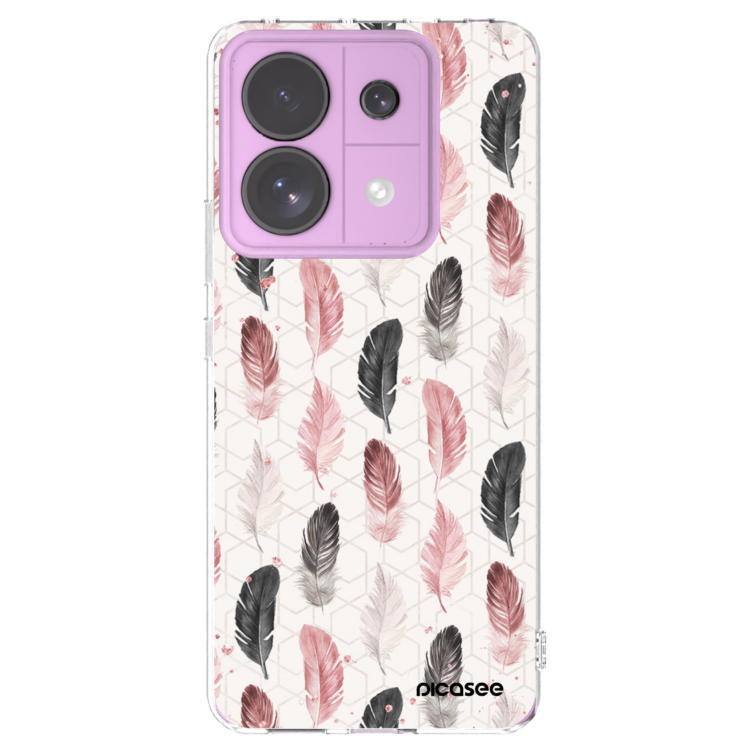 Picasee silikonowe przeźroczyste etui na Xiaomi Redmi Note 13 Pro 5G - Feder 2