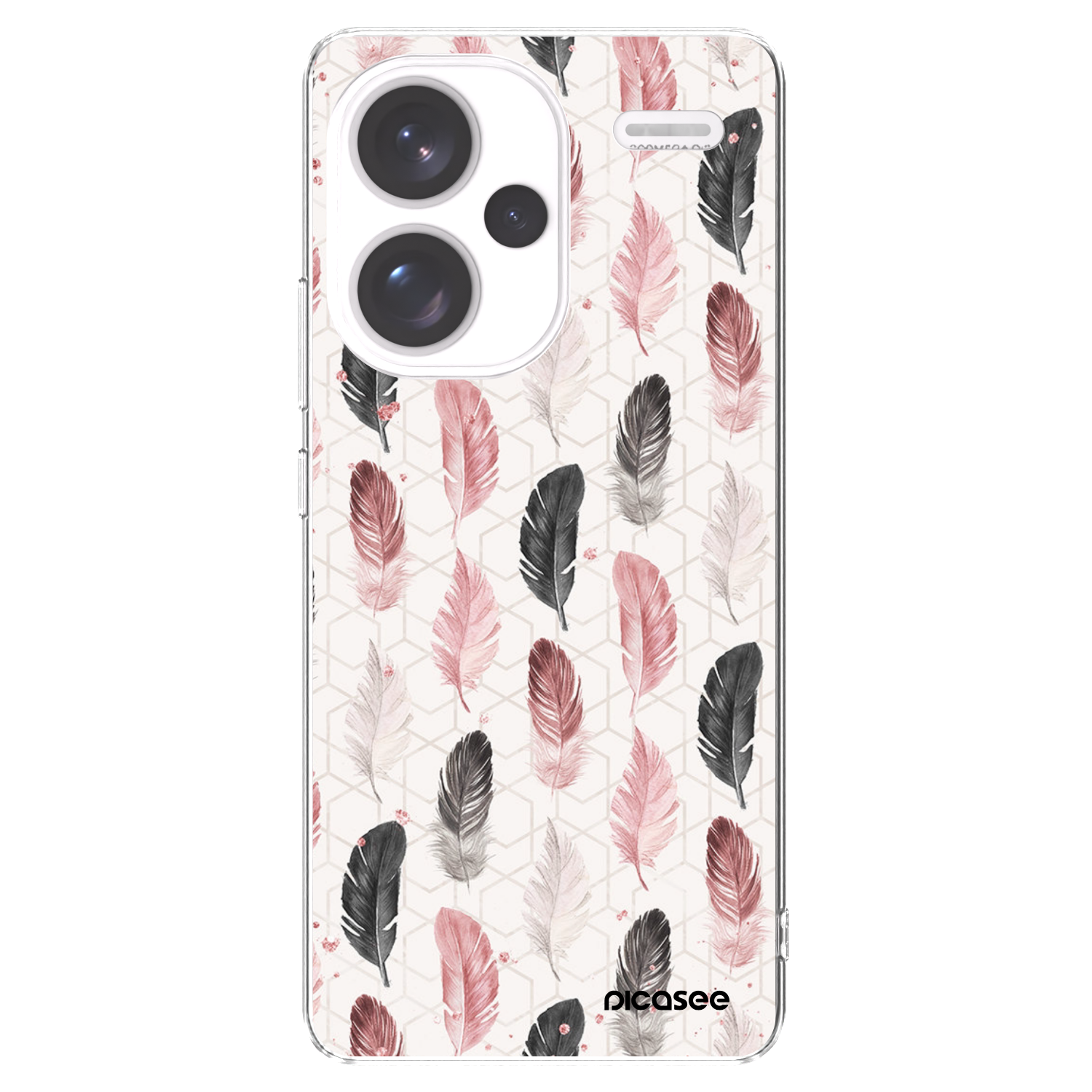 Picasee silikonowe przeźroczyste etui na Xiaomi Redmi Note 13 Pro+ 5G - Feder 2
