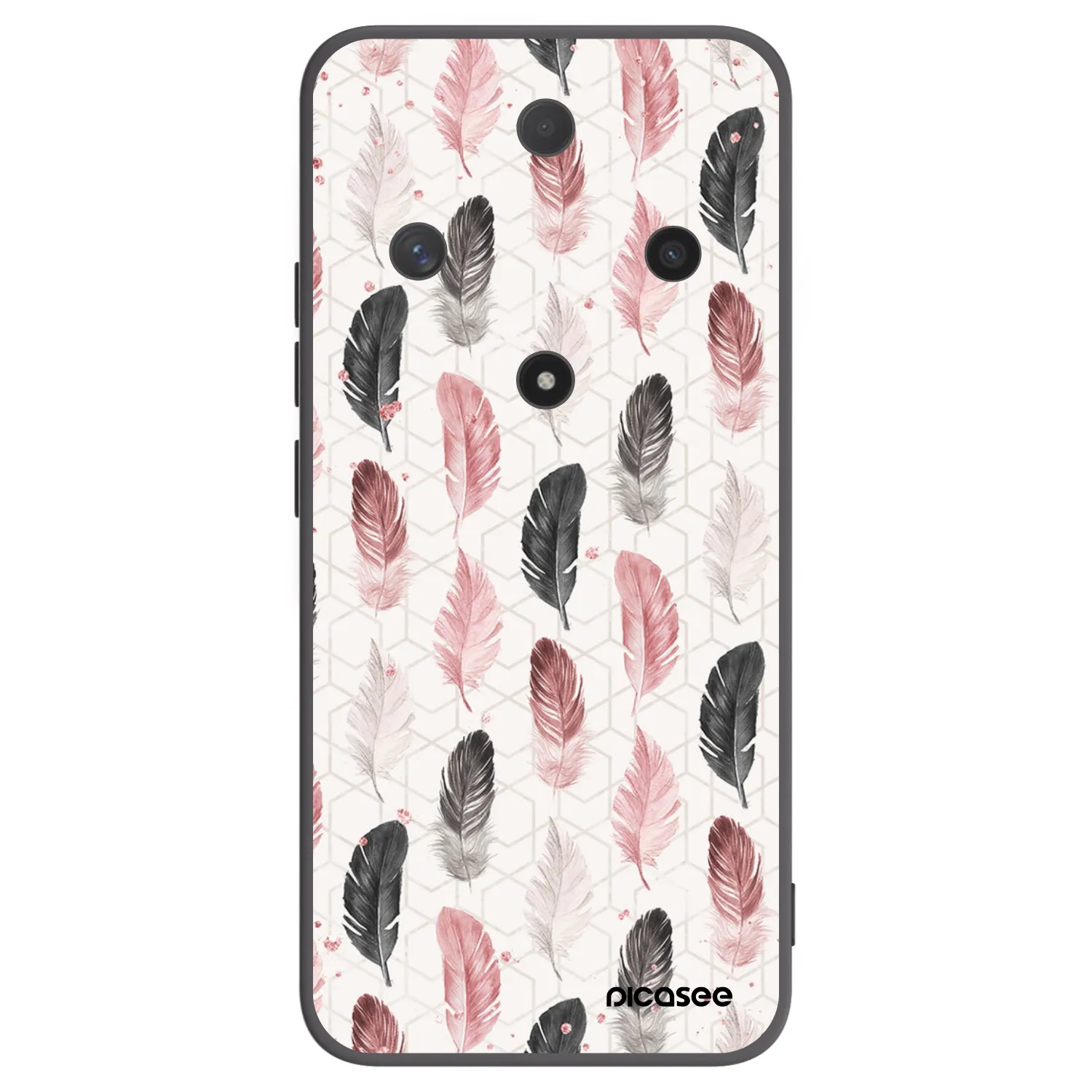 Picasee silikonowe czarne etui na Honor Magic6 Lite 5G - Feder 2