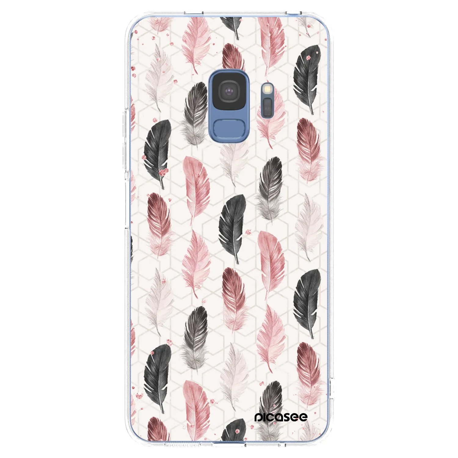Picasee silikonowe przeźroczyste etui na Samsung Galaxy S9 G960F - Feder 2