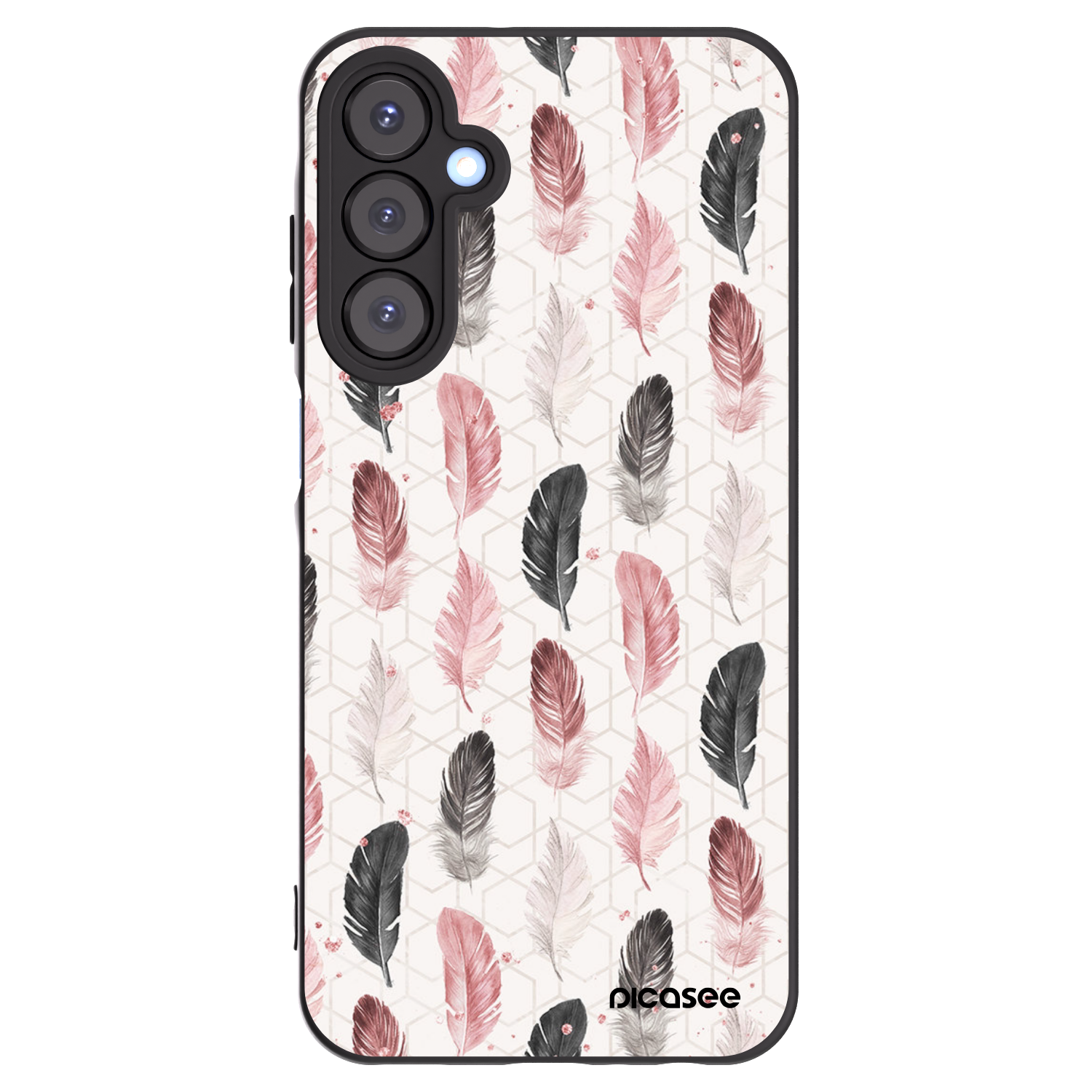 Picasee silikonowe czarne etui na Samsung Galaxy A25 A256B 5G - Feder 2
