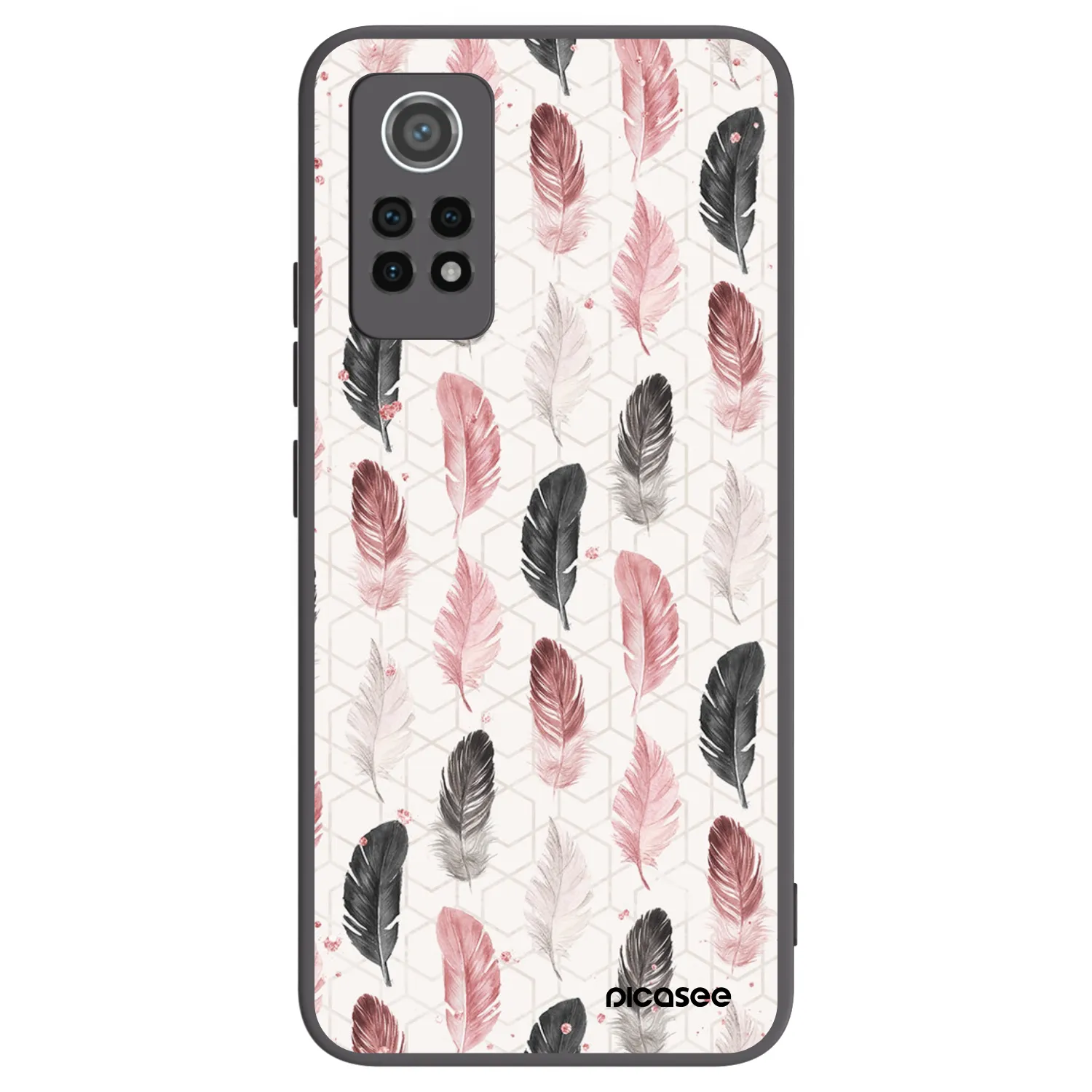 Picasee silikonowe czarne etui na Xiaomi Redmi Note 12 Pro 4G - Feder 2