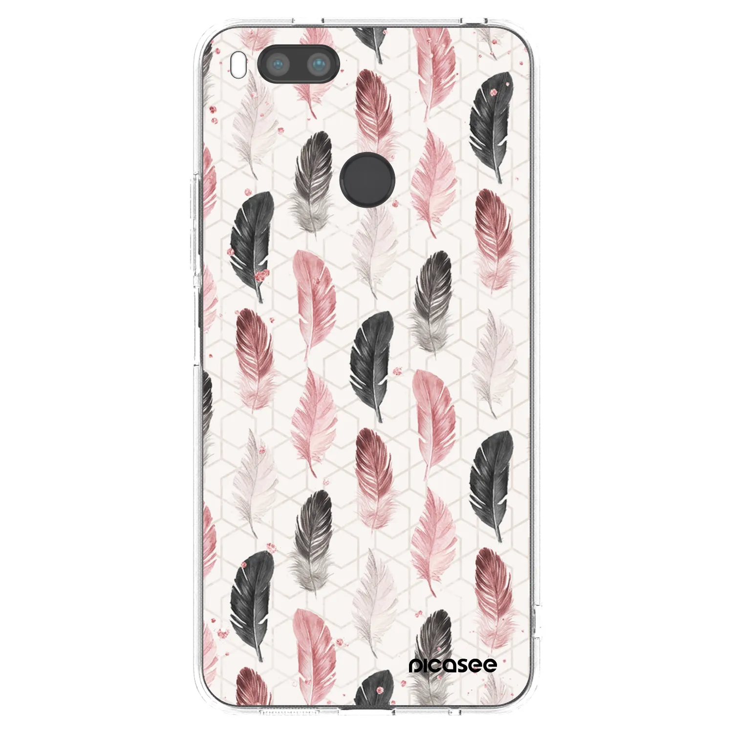 Picasee silikonowe przeźroczyste etui na Xiaomi Mi A1 Global - Feder 2