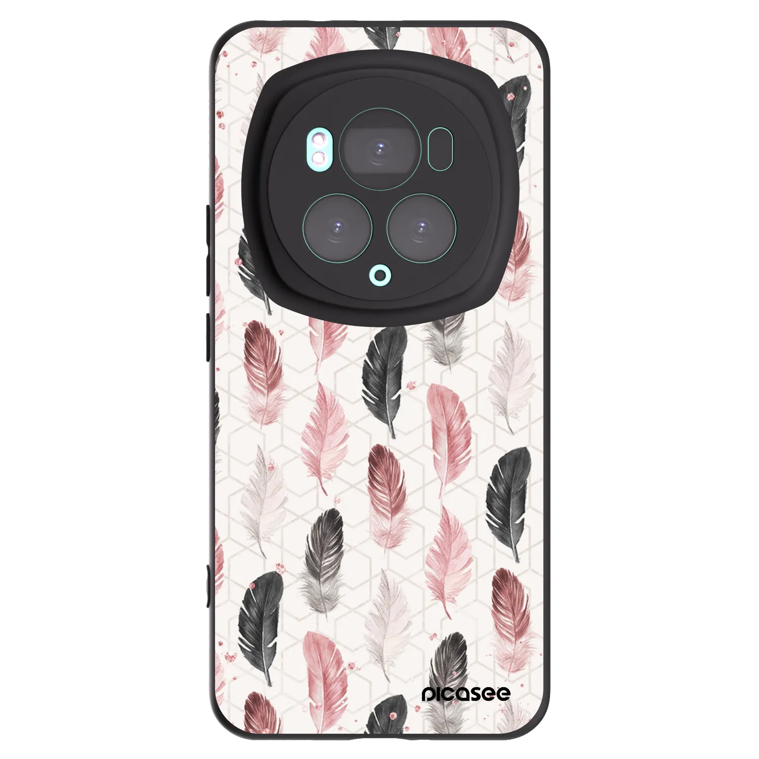 Picasee silikonowe czarne etui na Honor Magic6 Pro - Feder 2