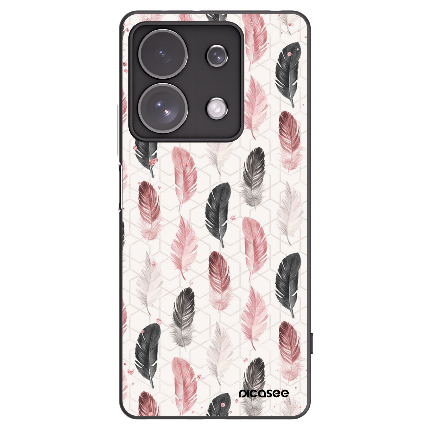 Picasee silikonowe czarne etui na Xiaomi Redmi Note 13 Pro 4G - Feder 2