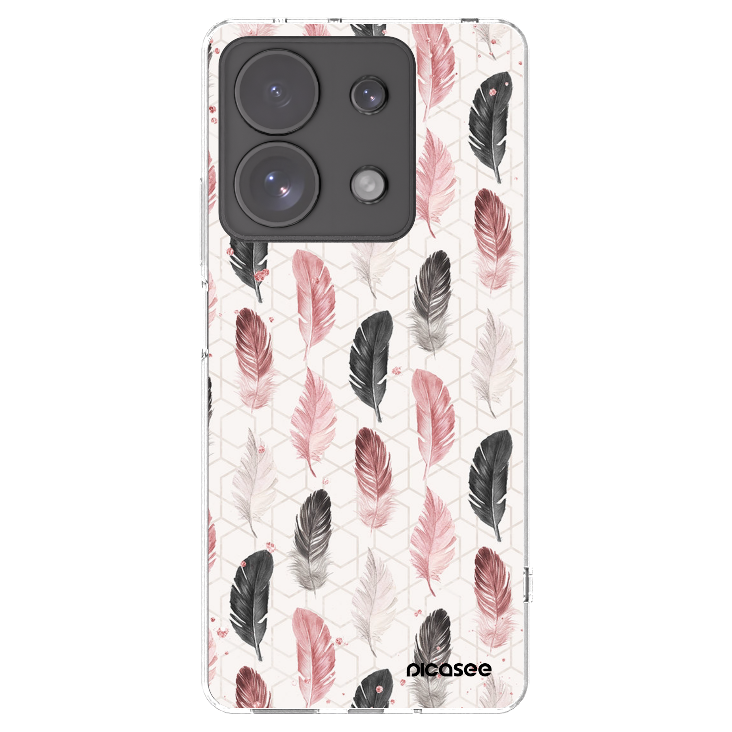 Picasee silikonowe przeźroczyste etui na Xiaomi Redmi Note 13 Pro 4G - Feder 2