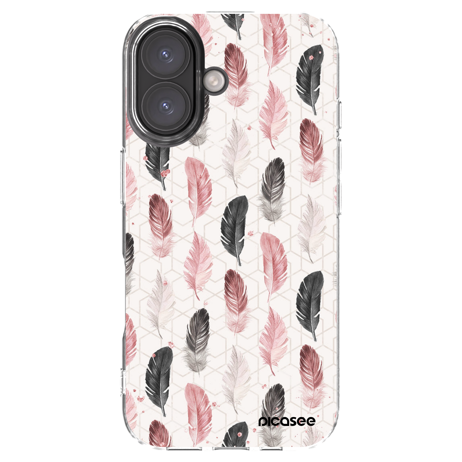 Picasee silikonowe przeźroczyste etui na Apple iPhone 16 - Feder 2