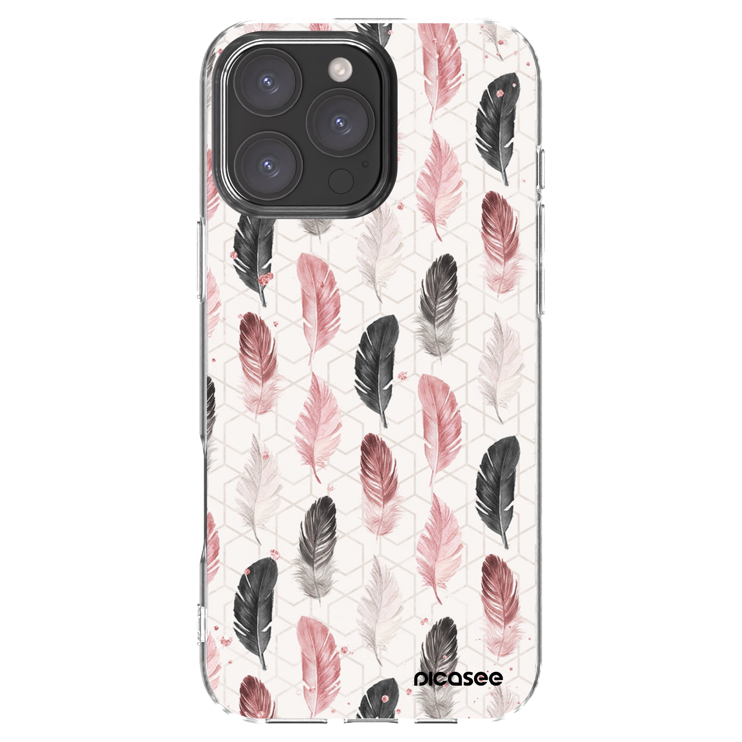 Picasee silikonowe przeźroczyste etui na Apple iPhone 16 Pro Max - Feder 2