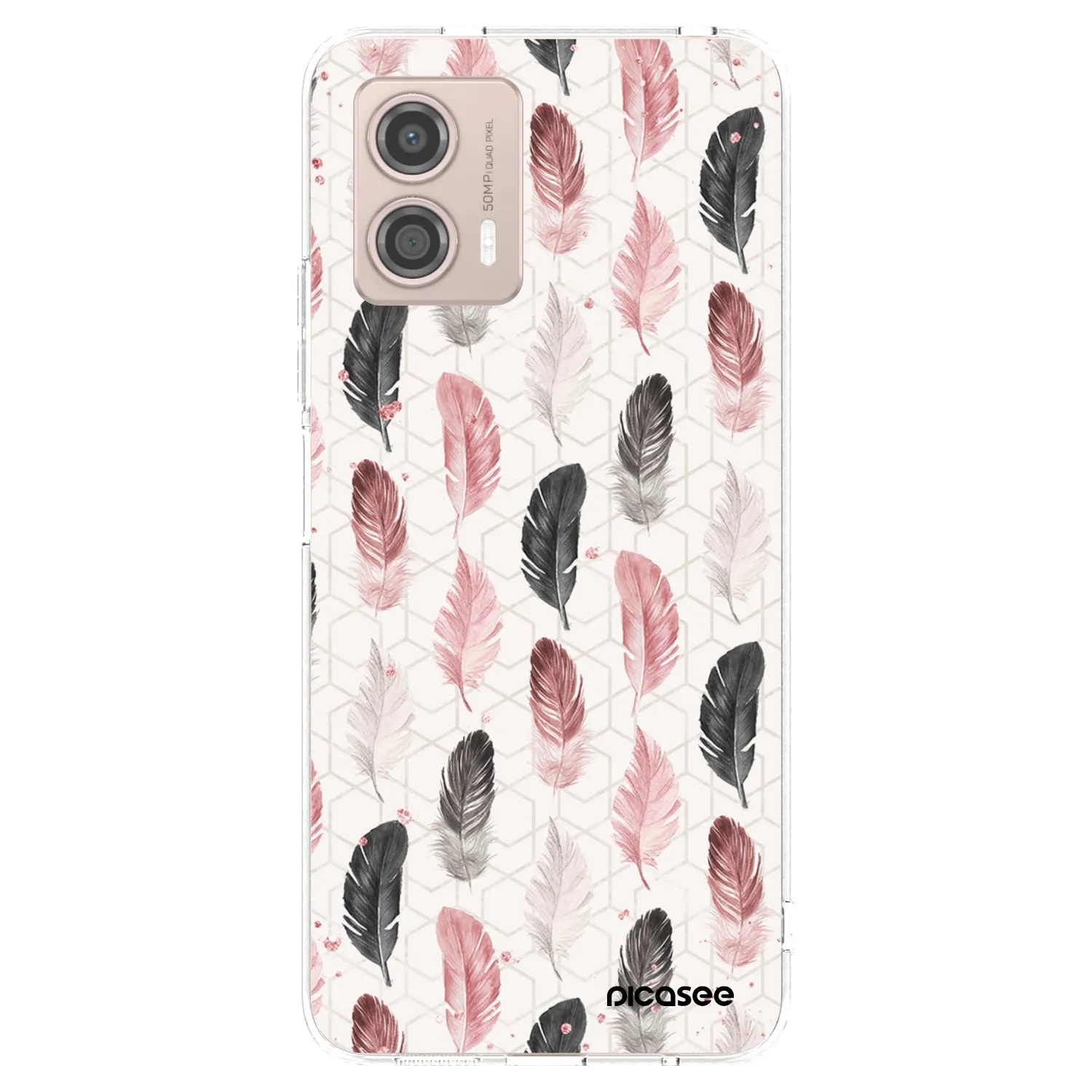 Picasee silikonowe przeźroczyste etui na Motorola Moto G53 5G - Feder 2