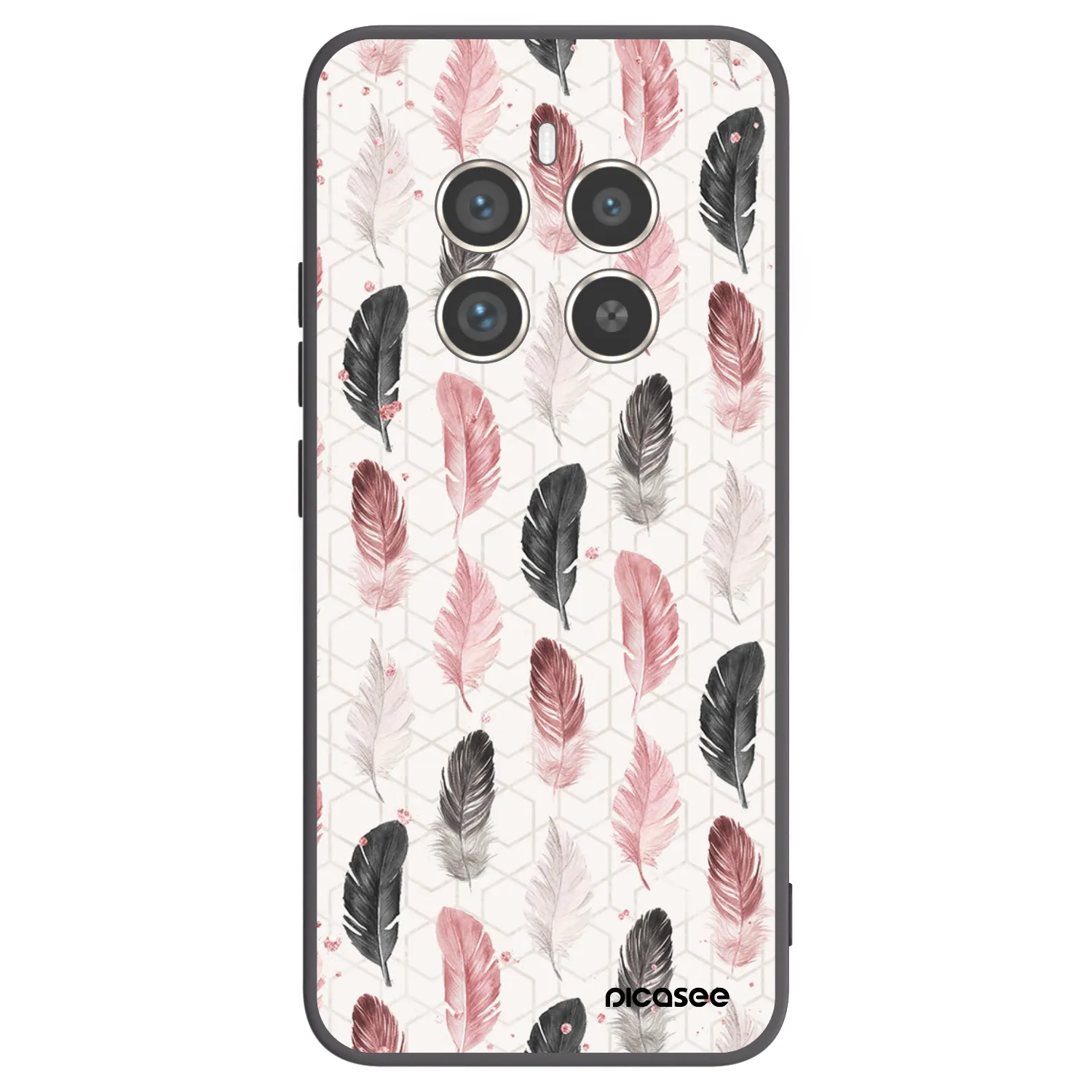 Picasee silikonowe czarne etui na Realme 12 Pro 5G - Feder 2