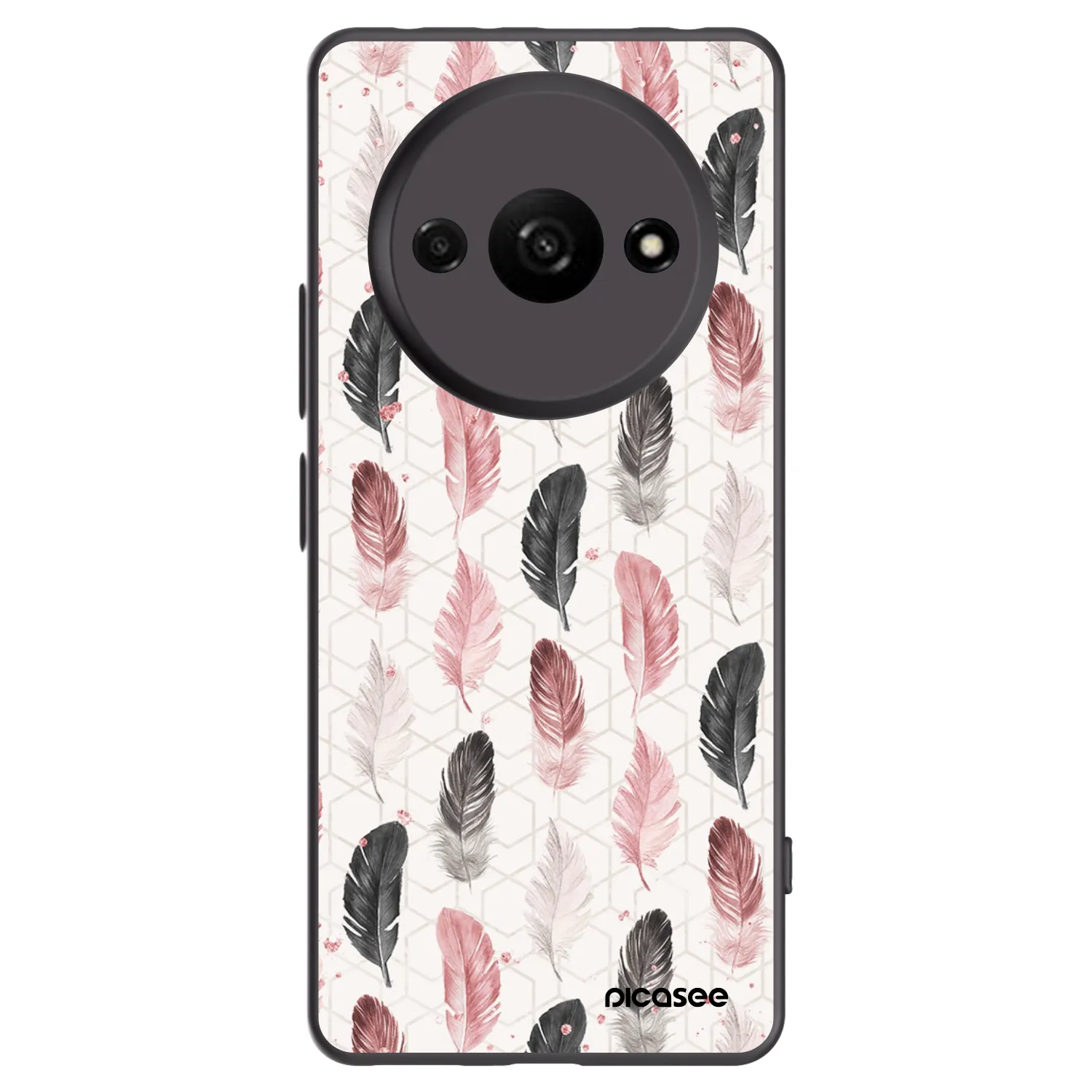 Picasee silikonowe czarne etui na Xiaomi Redmi A3 - Feder 2