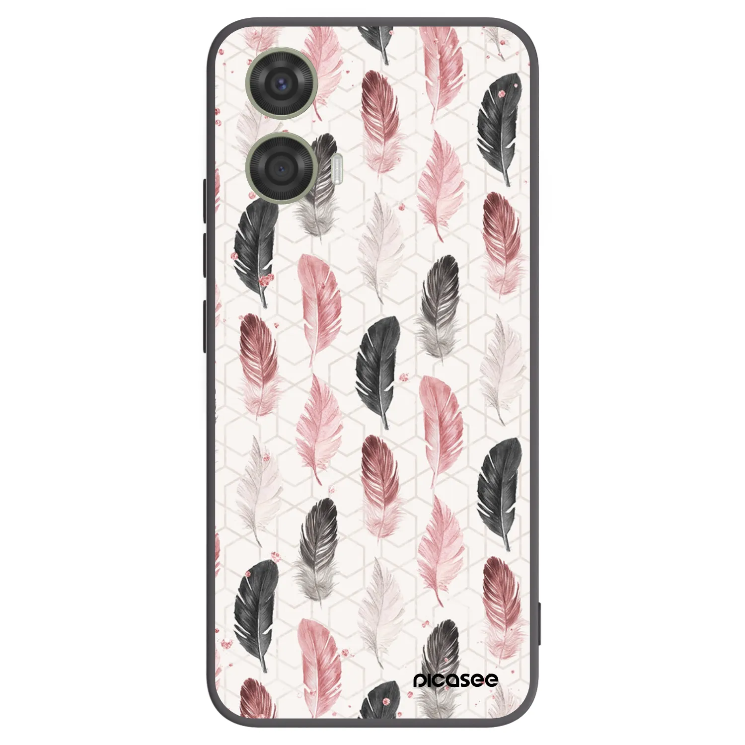 Picasee silikonowe czarne etui na Motorola Moto G24 - Feder 2