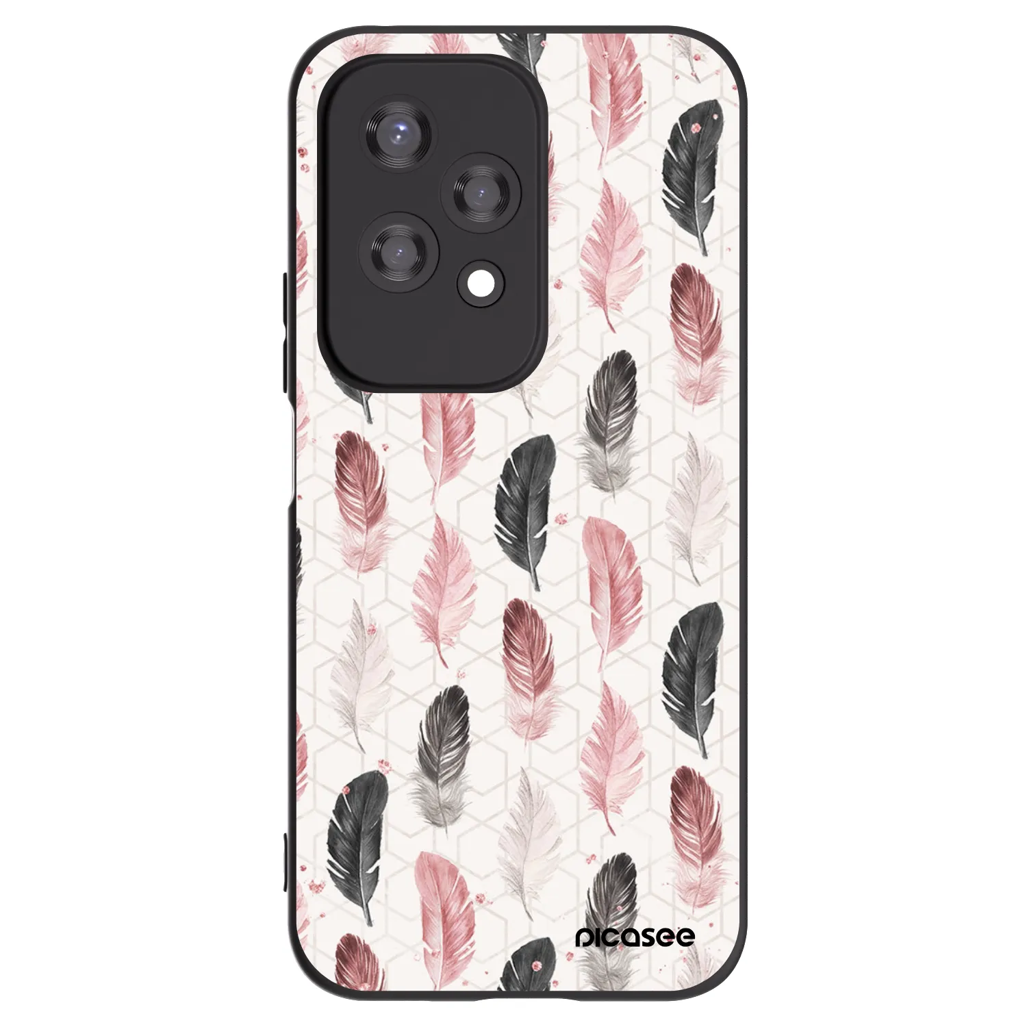 Picasee silikonowe czarne etui na Honor 200 Lite - Feder 2