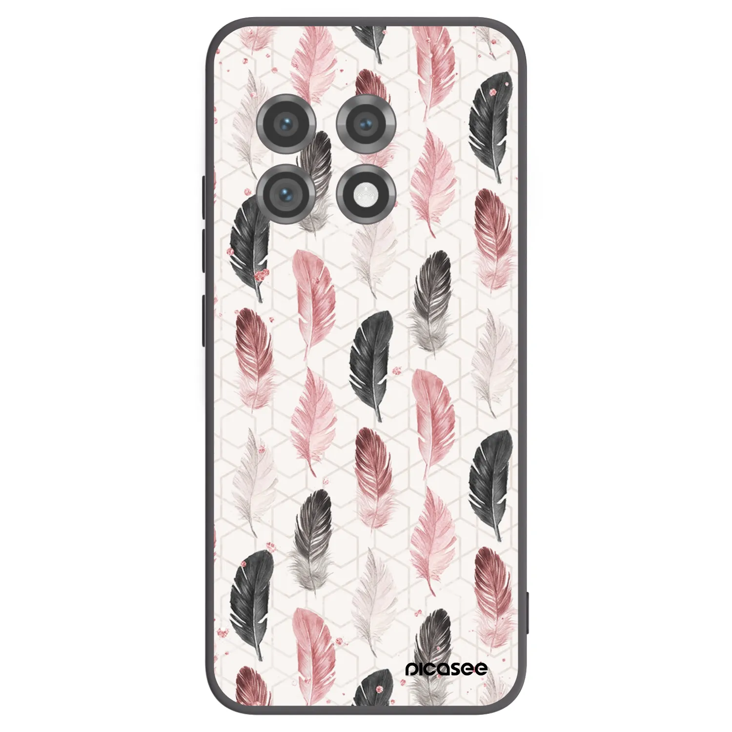 Picasee silikonowe czarne etui na OnePlus 11 5G - Feder 2