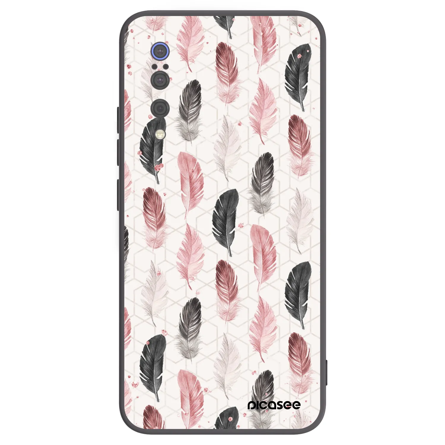 Picasee silikonowe czarne etui na Xiaomi Mi 9 - Feder 2