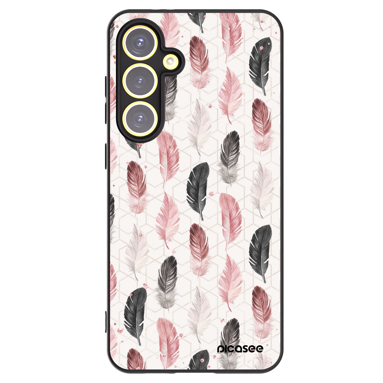 Picasee silikonowe czarne etui na Samsung Galaxy S24 FE S721B - Feder 2