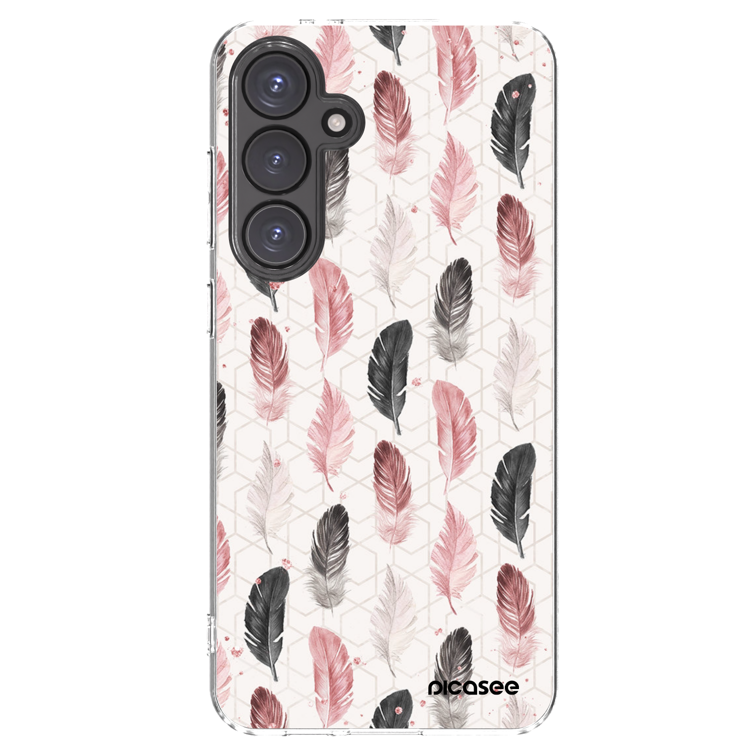 Picasee silikonowe przeźroczyste etui na Samsung Galaxy S24 FE S721B - Feder 2