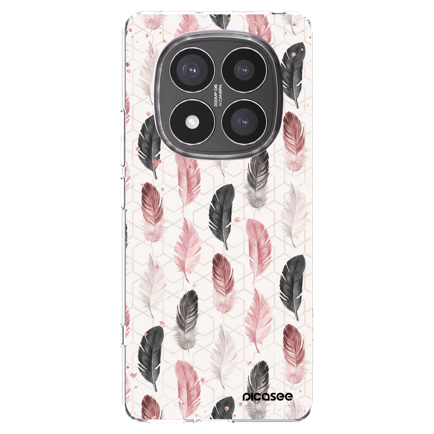 Picasee silikonowe przeźroczyste etui na Xiaomi Redmi Note 14 Pro+ 5G - Feder 2