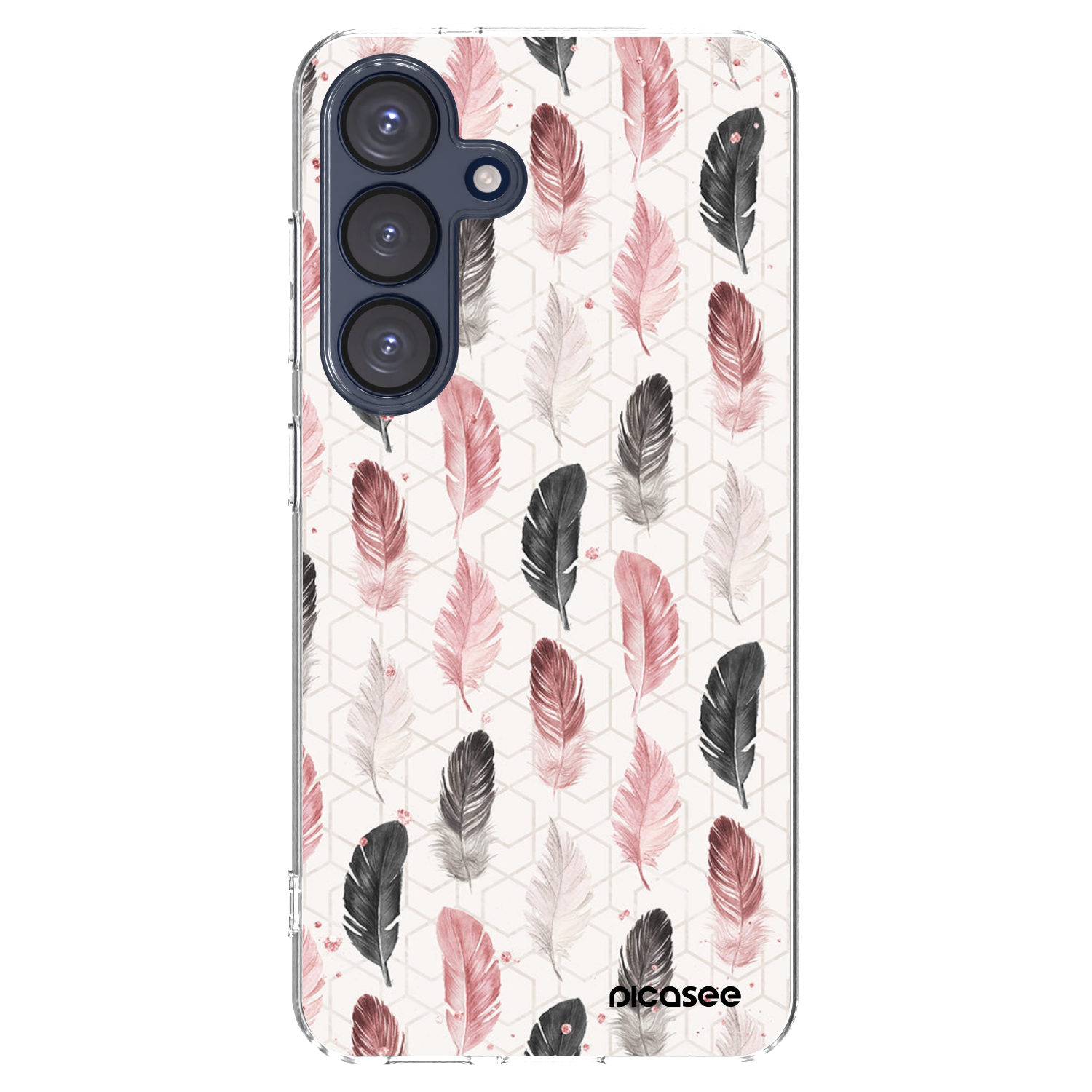 Picasee silikonowe przeźroczyste etui na Samsung Galaxy S25 5G - Feder 2