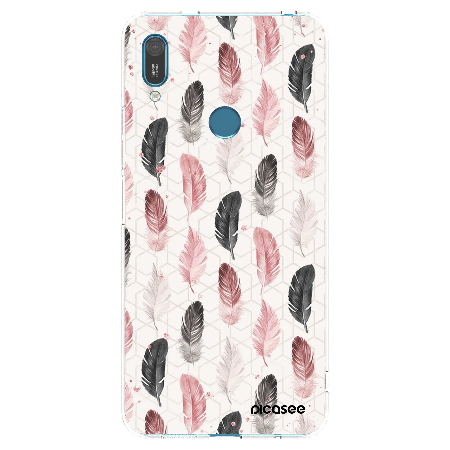 Picasee silikonowe przeźroczyste etui na Huawei Y7 2019 - Feder 2